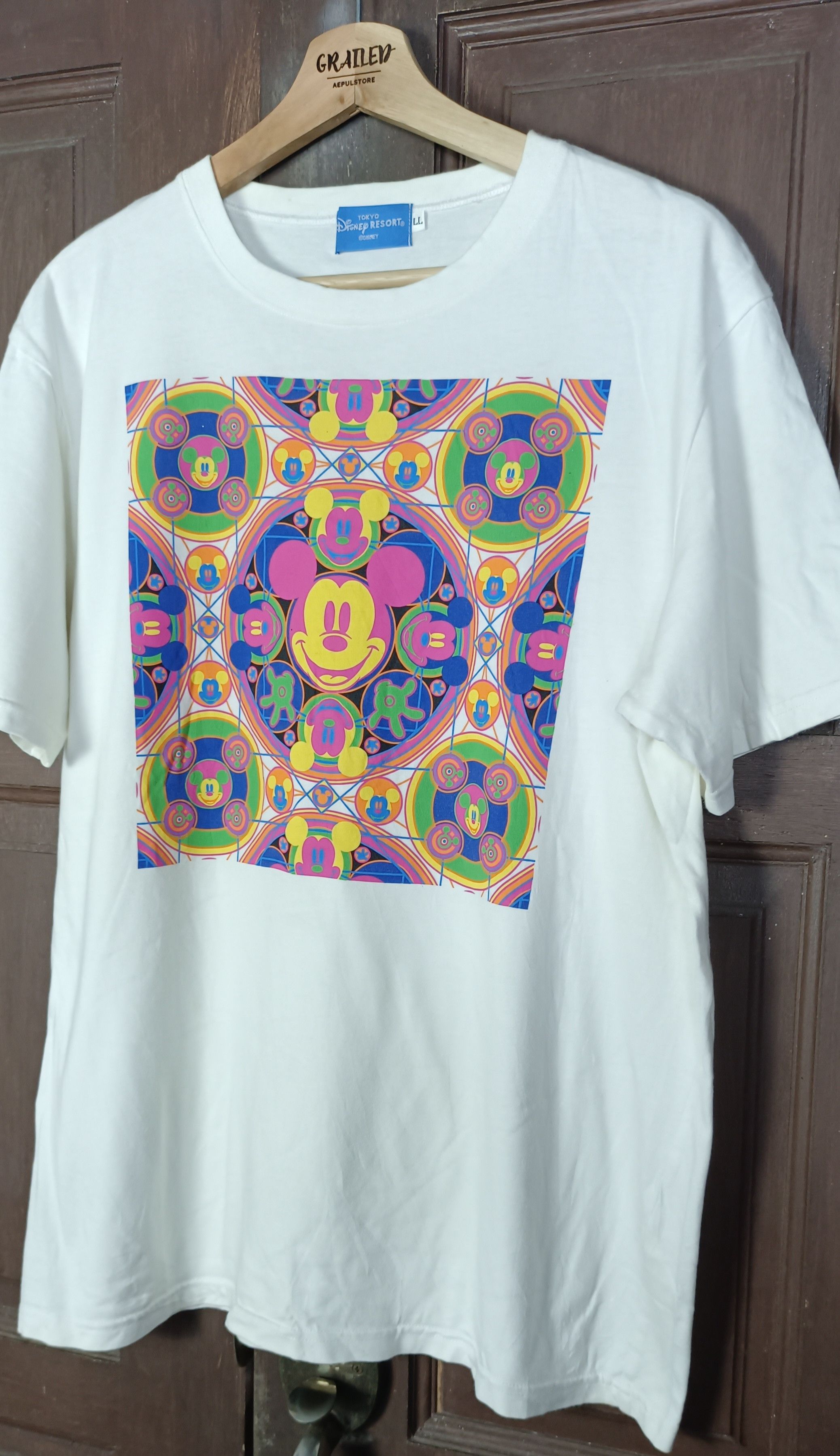 Disney × Japanese Brand × Mickey Mouse Mickey Mouse Tokyo Disney Resort Short Sleeve T Shirt Size US L / EU 52-54 / 3 - 2 Thumbnail