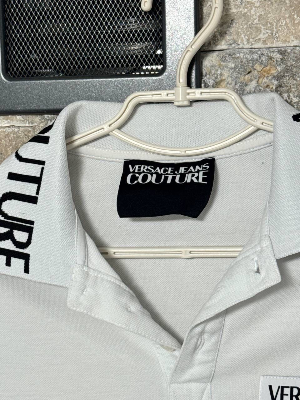 Versace Versace Jeans Couture White Polo Shirt Size US XS / EU 42 / 0 - 5 Thumbnail