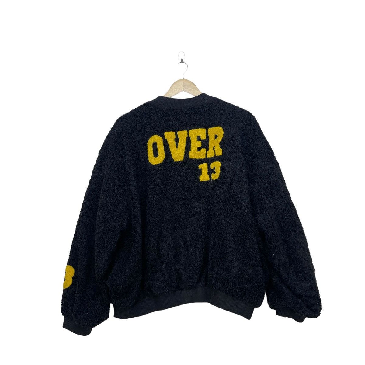 Japanese Brand Sheena Bomber Deep Pile Jacket Spellout Over 13 Size M / US 6-8 / IT 42-44 - 1 Thumbnail