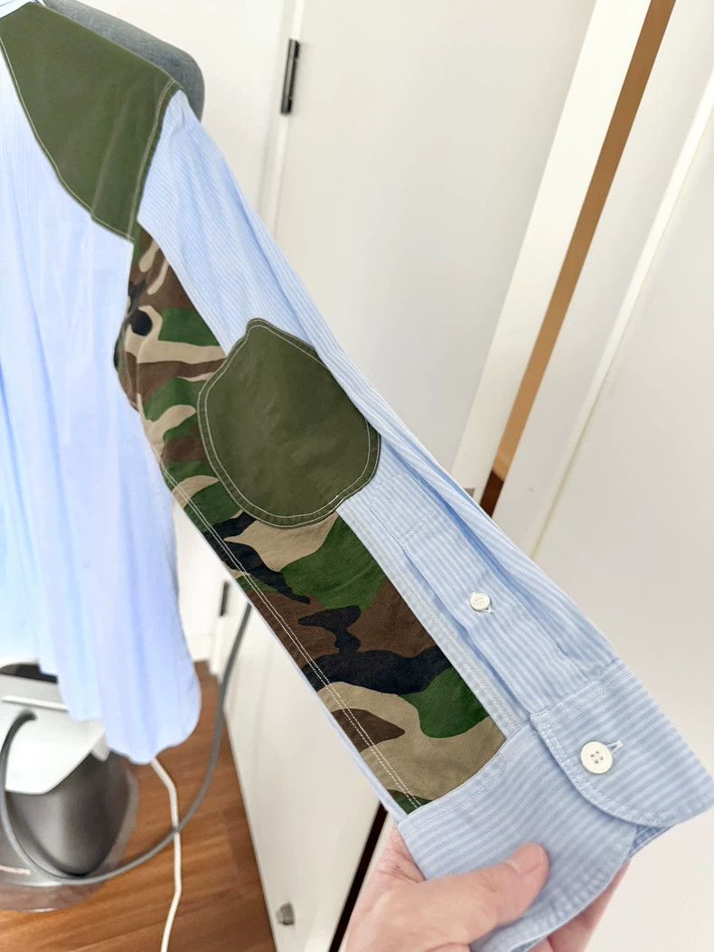 Junya Watanabe Junya Watanabe 2019 light blue stripe military camouflage Size US M / EU 48-50 / 2 - 5 Thumbnail