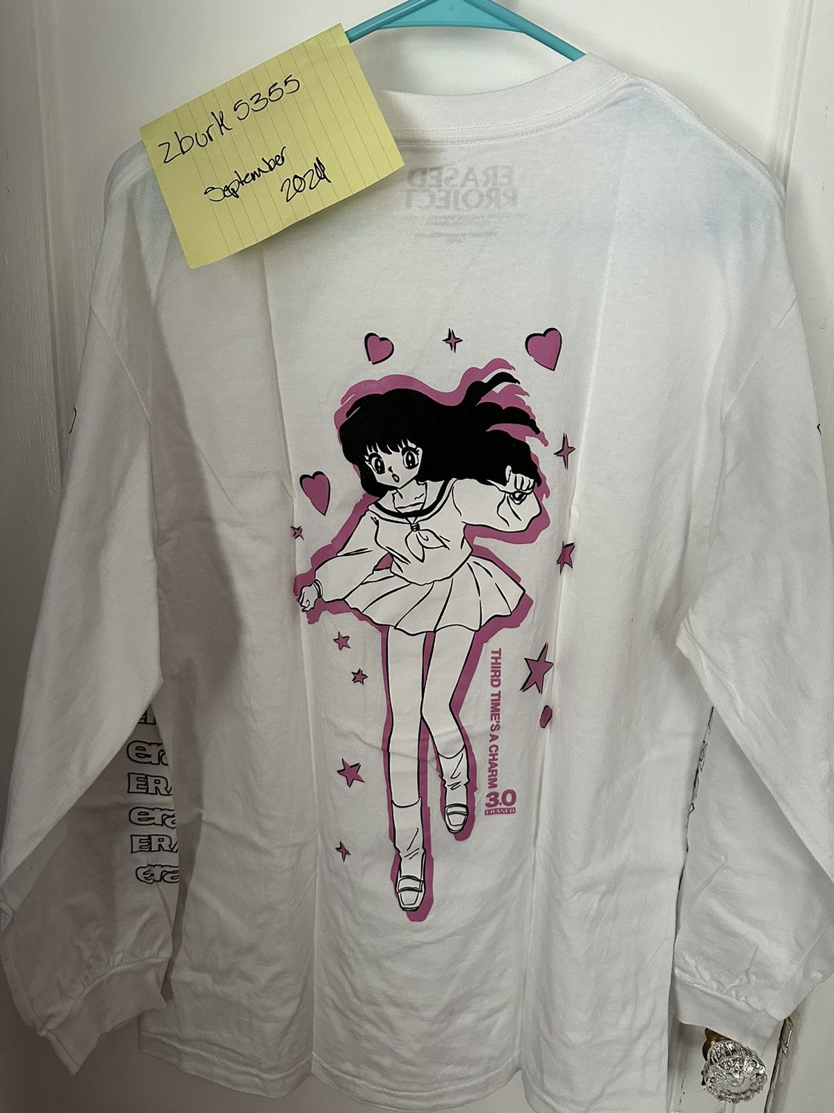 Erased Project Erased Project - Kagome 3.0 Longsleeve - White - Large Size US L / EU 52-54 / 3 - 2 Thumbnail
