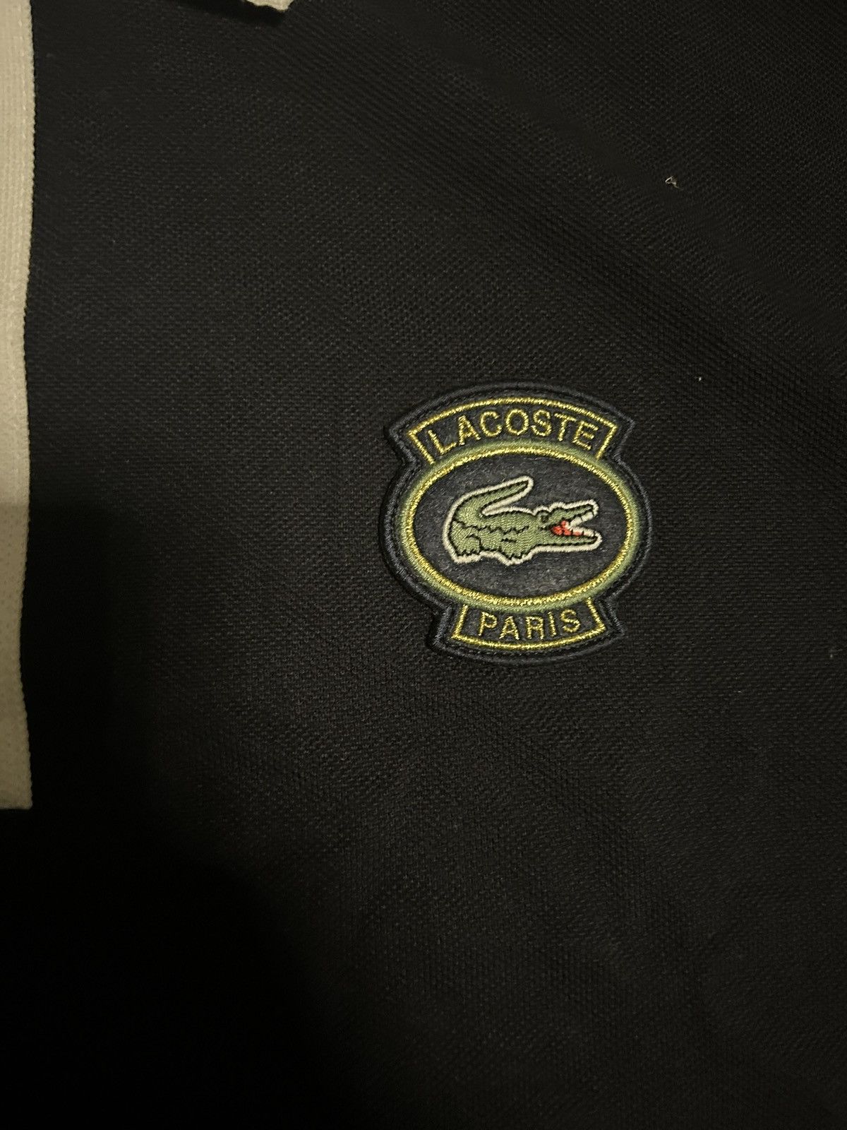 Lacoste Lacoste Polo Shirt - Men’s Size L - Black//White Collar Size US L / EU 52-54 / 3 - 3 Thumbnail