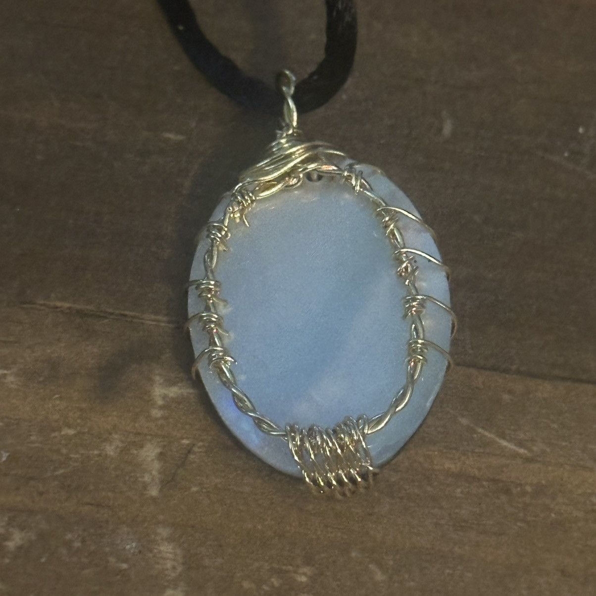 Other Wire wrapped oval abalone tree of life pendant necklace Size ONE SIZE - 4 Thumbnail