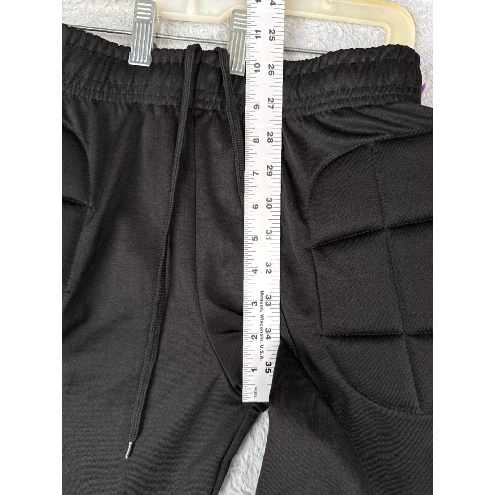 Vintage Epic Soccer Shorts Adult S Black Padded Goalie Polyester Training Casual Men Size US 29 - 7 Thumbnail