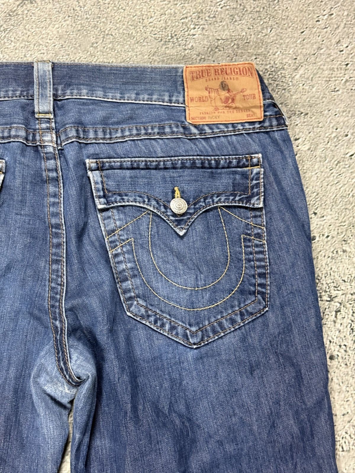 True Religion True Religion blue jeans Ricky Vintage Size US 42 / EU 58 - 4 Thumbnail