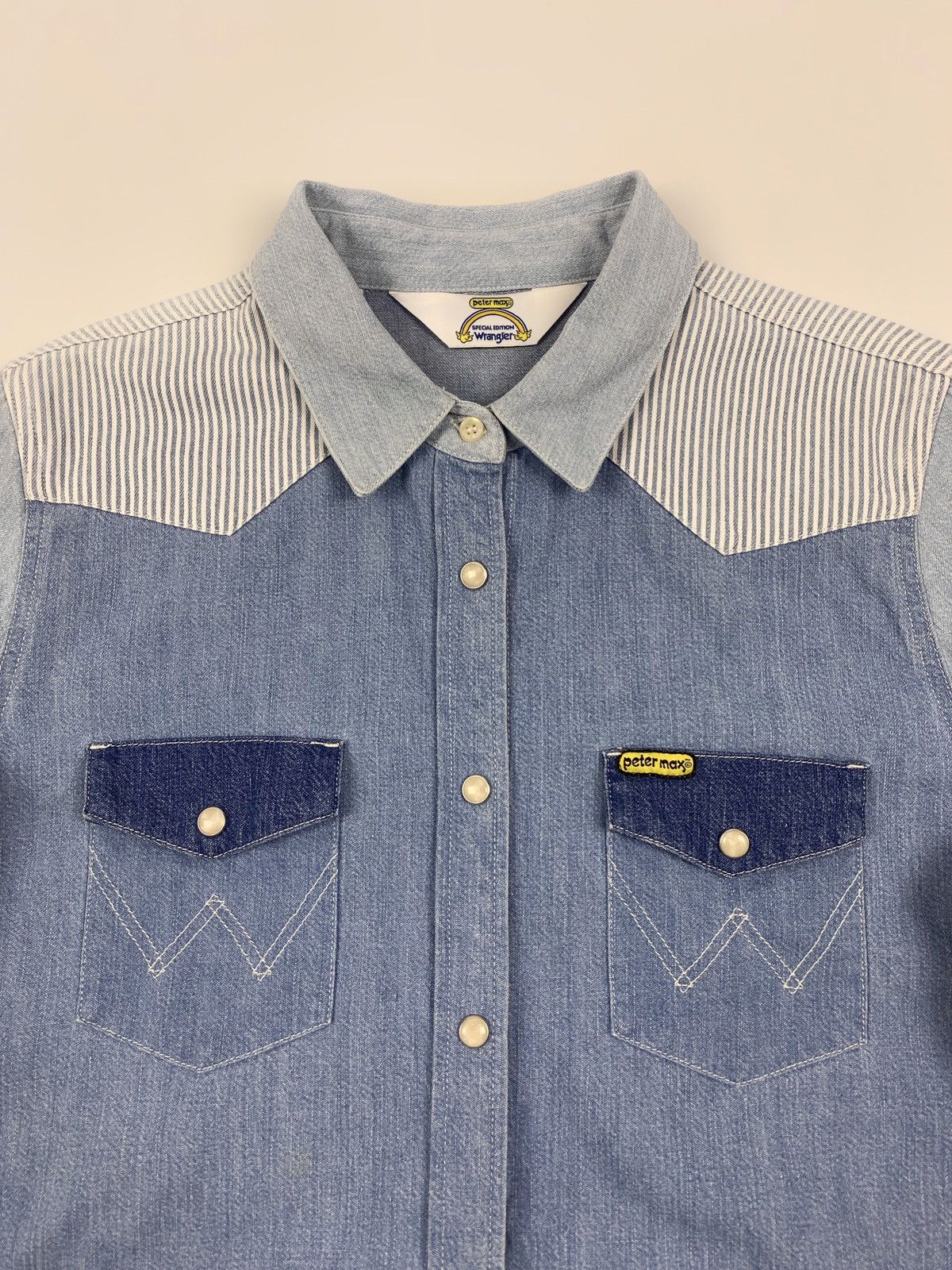 Wrangler Wrangler x Peter Max Special Edition Denim New Western Shirt Size M / US 6-8 / IT 42-44 - 2 Thumbnail