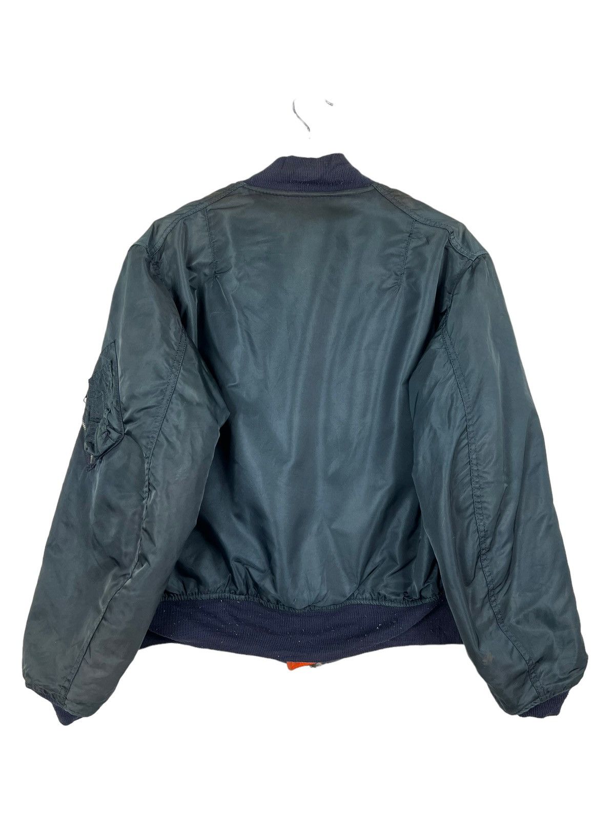 Alpha Industries 🔥 VINTAGE ALPHA BOMBER JACKET Size US L / EU 52-54 / 3 - 8 Thumbnail