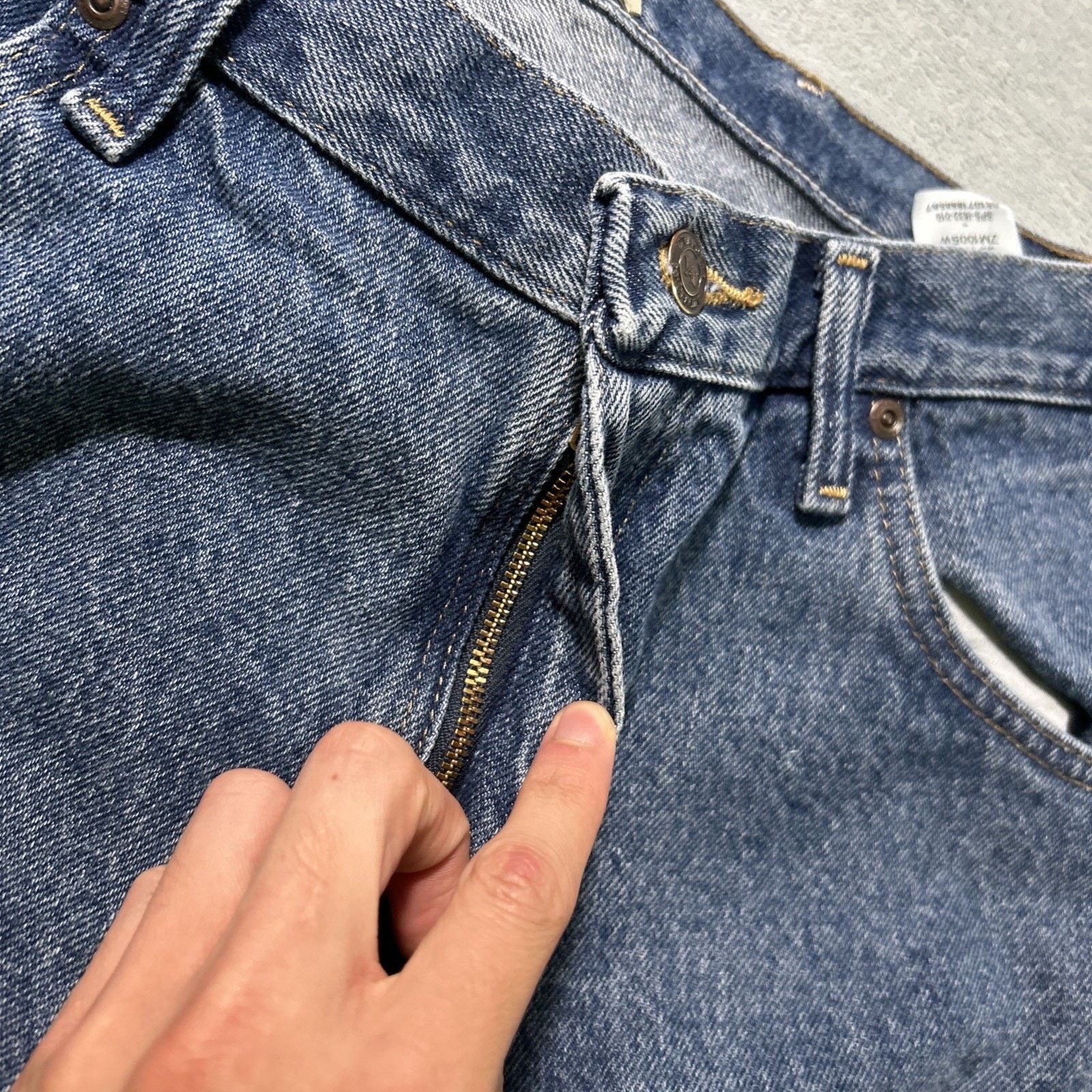 Wrangler Wrangler Loose Straight Jeans Mens 35x32 Relaxed Hamilton Size US 35 - 4 Thumbnail