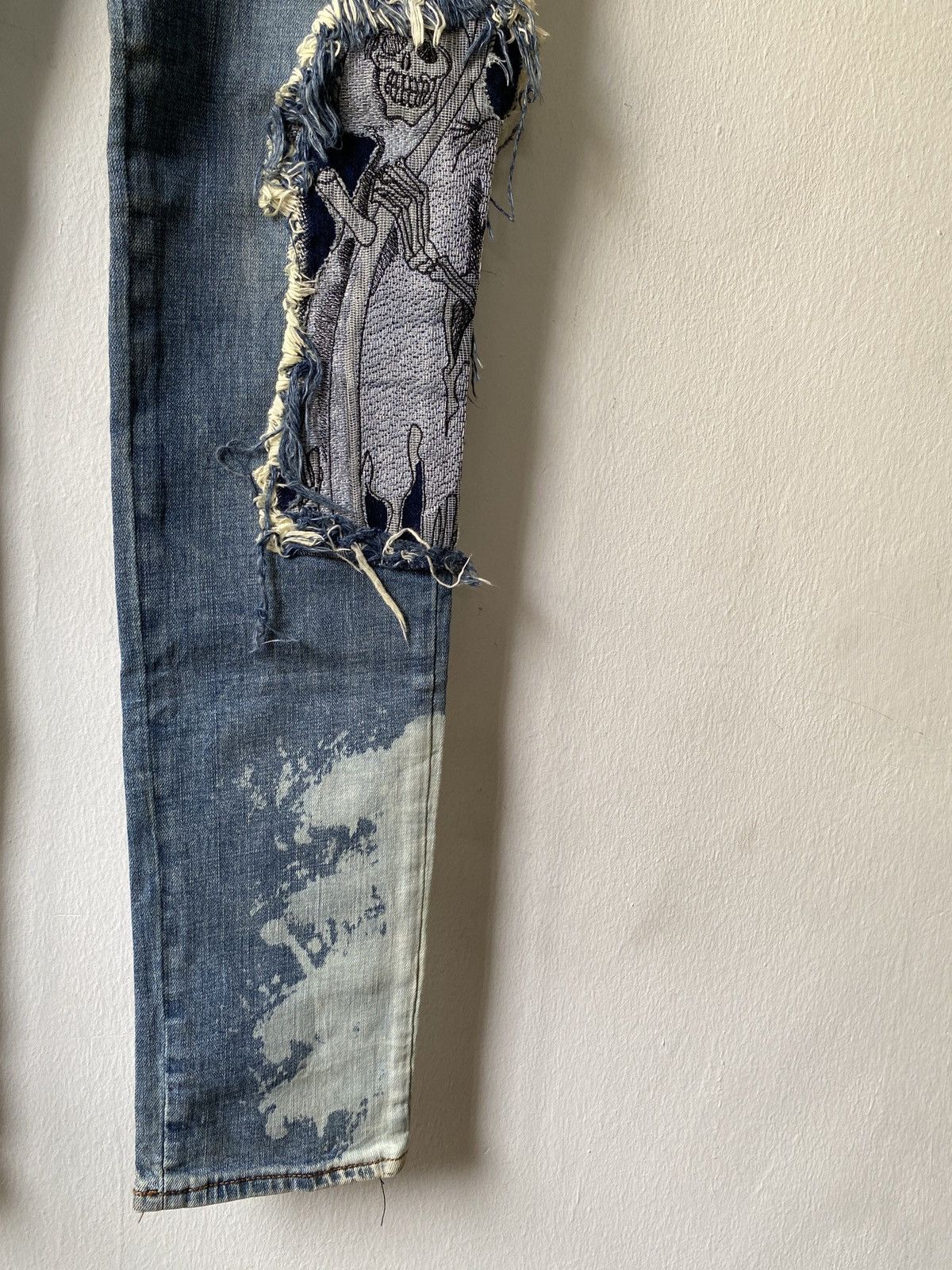Japanese Brand × MNML Japanese Brand MNML Strechable Skinny Jeans Size US 31 - 5 Thumbnail