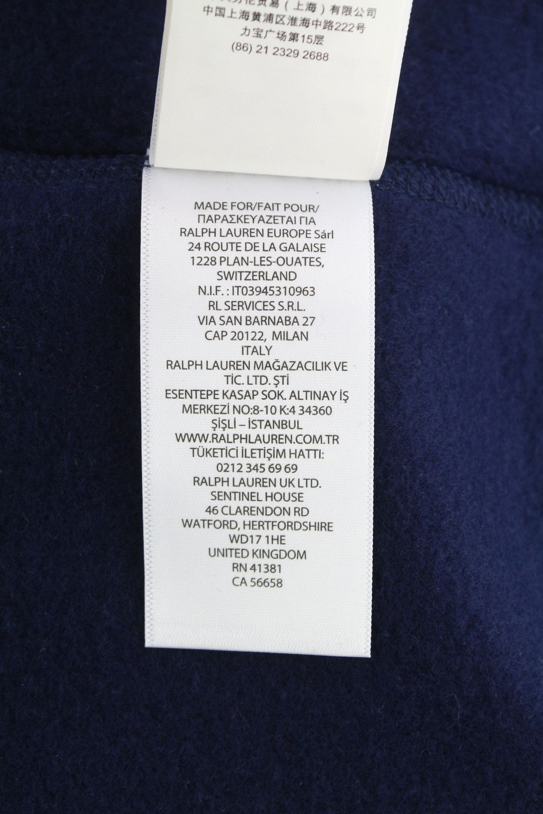 Ralph Lauren Dark Blue 2XL Hooded Pullover Hoodie 86956 Size US XXL / EU 58 / 5 - 12 Thumbnail