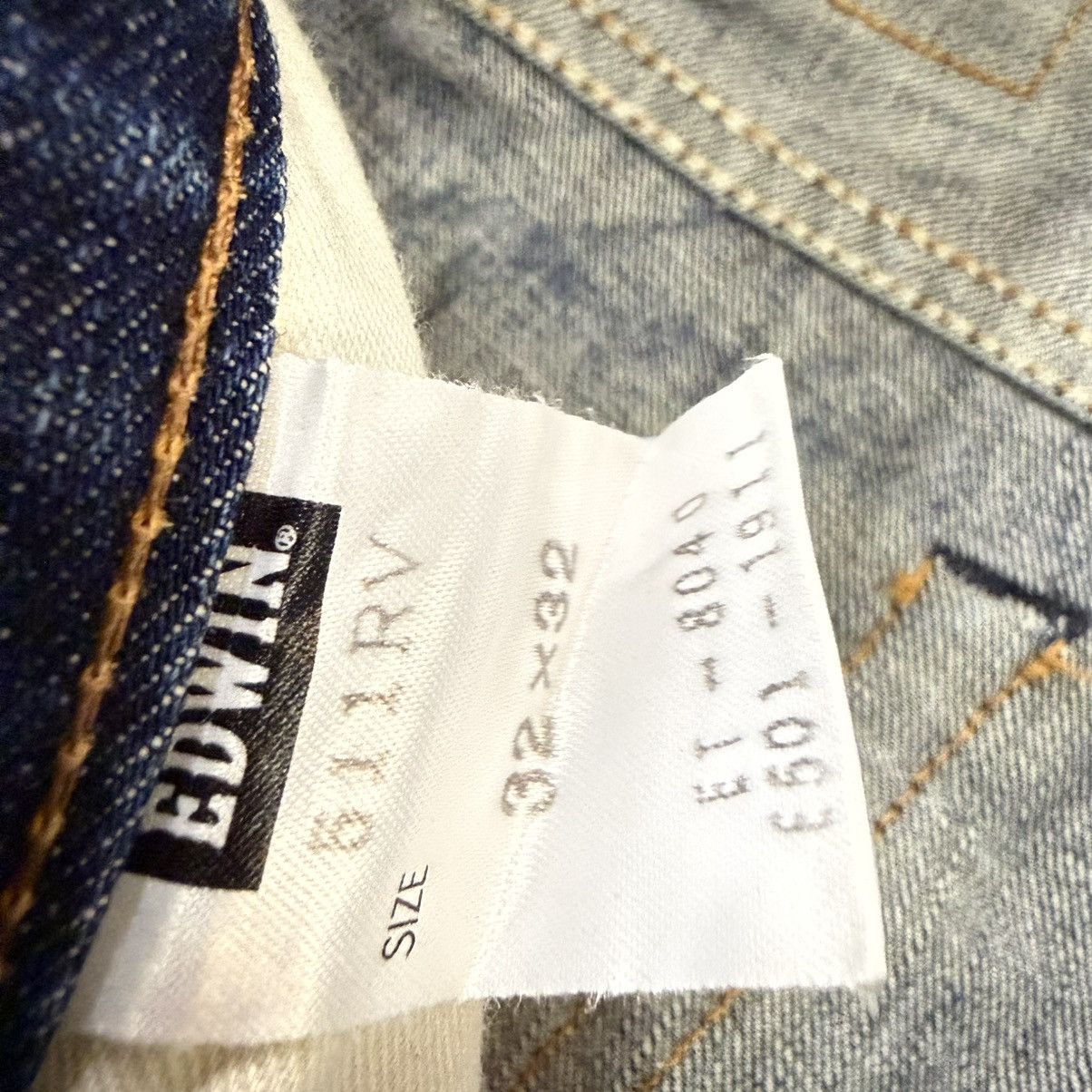 Edwin Insane‼️ Flared Vintage Distressed Edwin 511 Whisker Clawmark Size US 32 / EU 48 - 14 Thumbnail