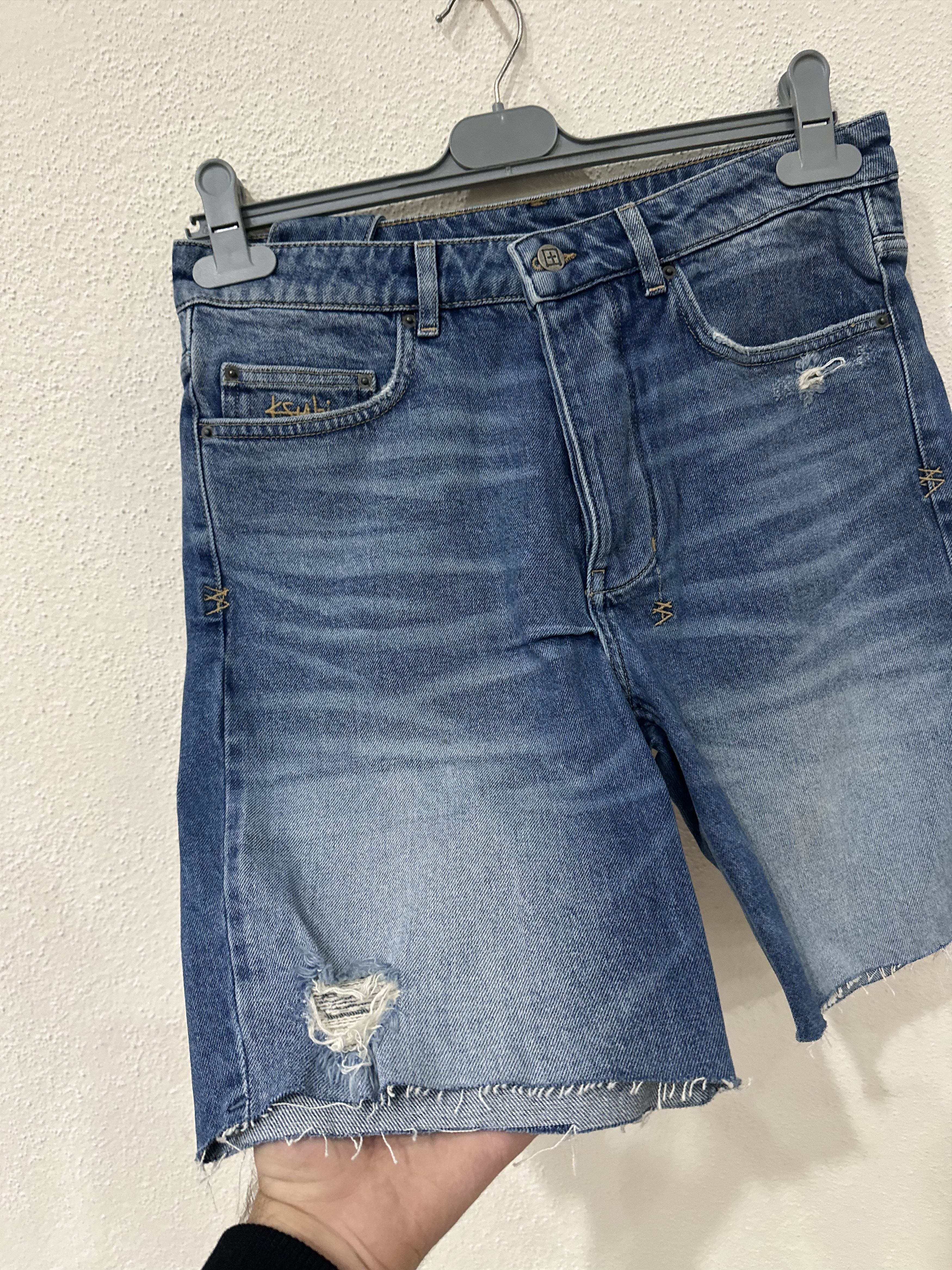 Ksubi Ksubi Denim Shorts Blue Size 32 RARE Size US 32 / EU 48 - 4 Thumbnail