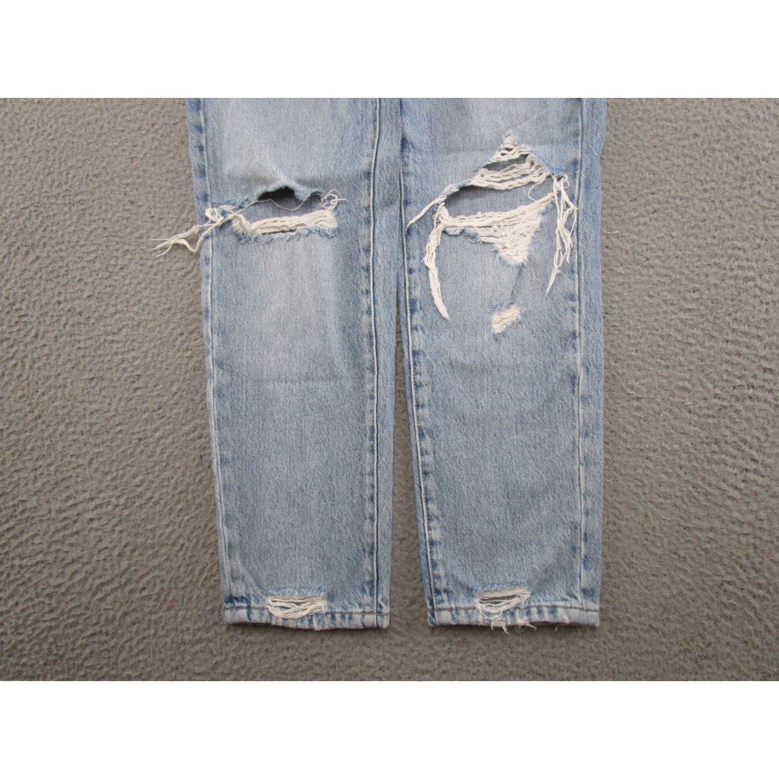Garage Garage Denim High Rise Distressed Denim Mom Jeans Womens Size 3/26 Medium Wash Size 26" / US 2 / IT 38 - 2 Thumbnail