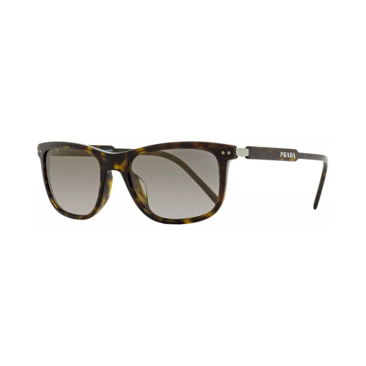 Prada PRADA cedar brown tortoise shell square frame sunglasses Size ONE SIZE - 1 Thumbnail