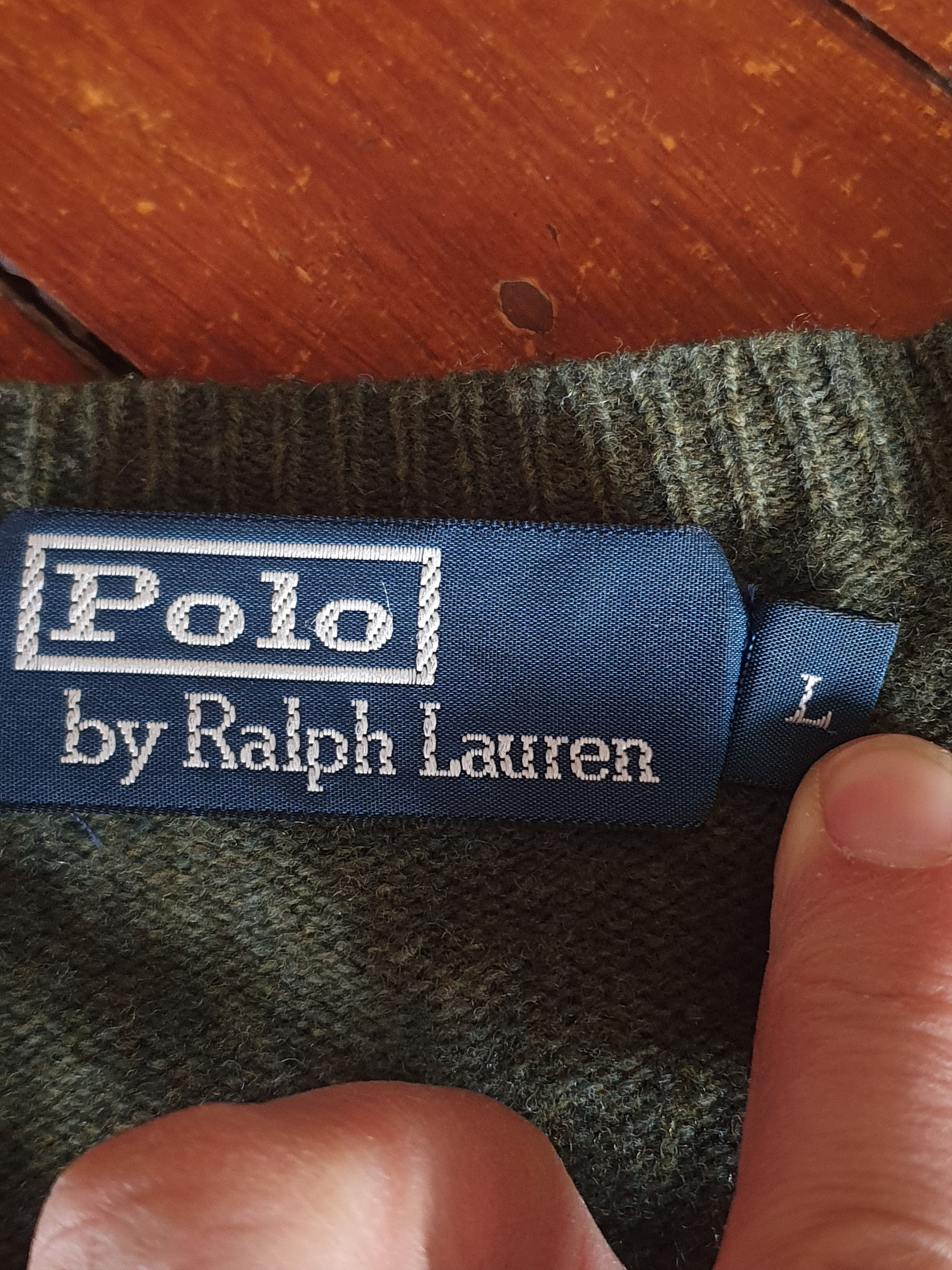 Polo Ralph Lauren Polo Ralph Lauren Lambswool Sweater Crew Neck sz L Size US L / EU 52-54 / 3 - 2 Thumbnail