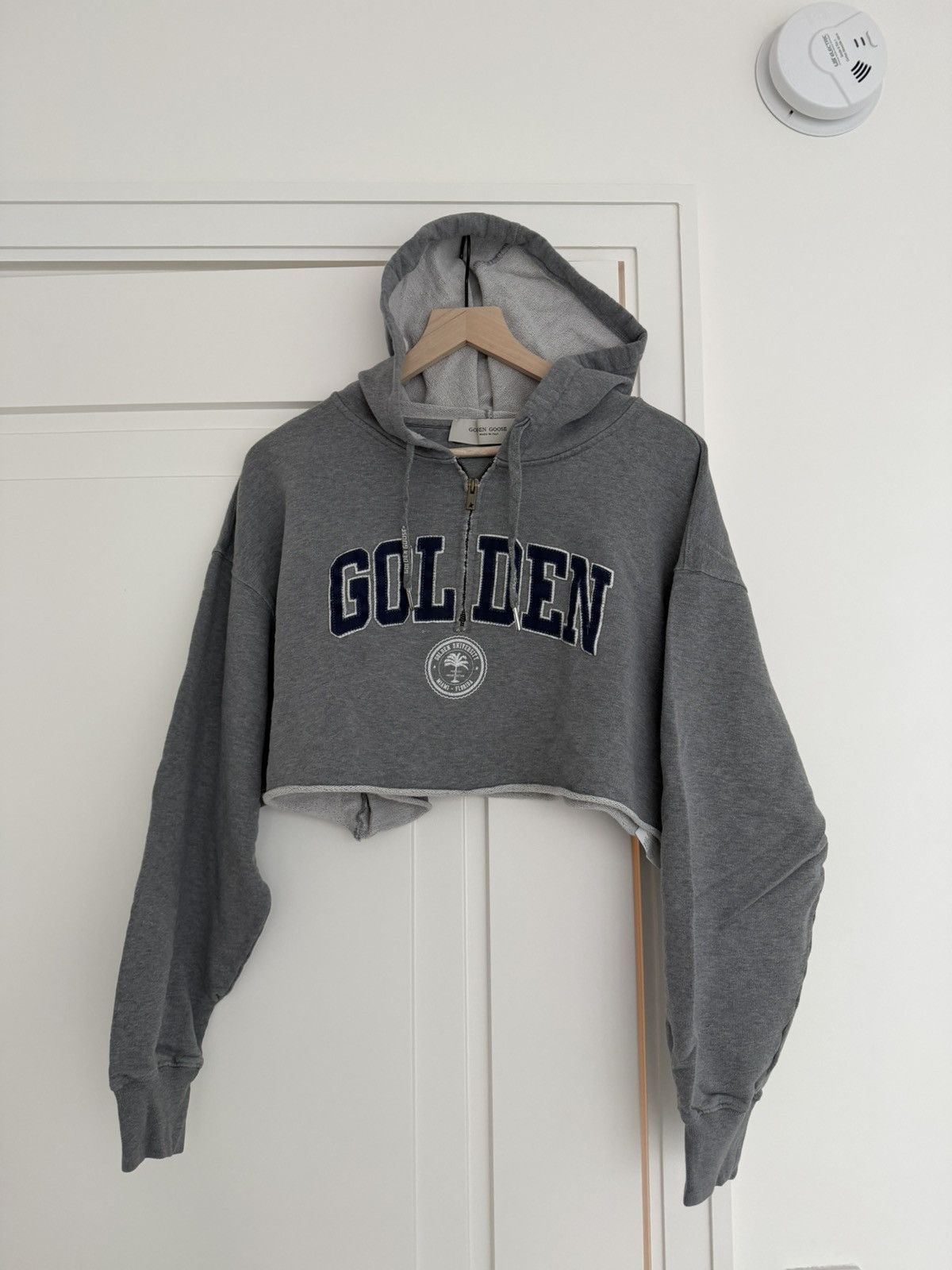Golden Goose Golden Goose Logo Print Cropped Hoodie Size M Size M / US 6-8 / IT 42-44 - 2 Thumbnail