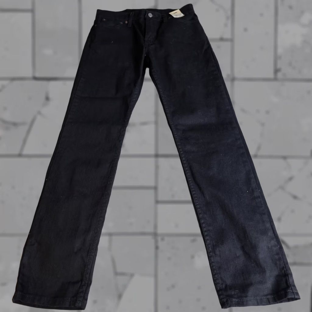Levi's Levi's 511 Jeans 30 x 29 Black Solid NEW Denim 5-Pocket Straight Stretch Men Regular Jeans Size US 30 / EU 46 - 1 Thumbnail