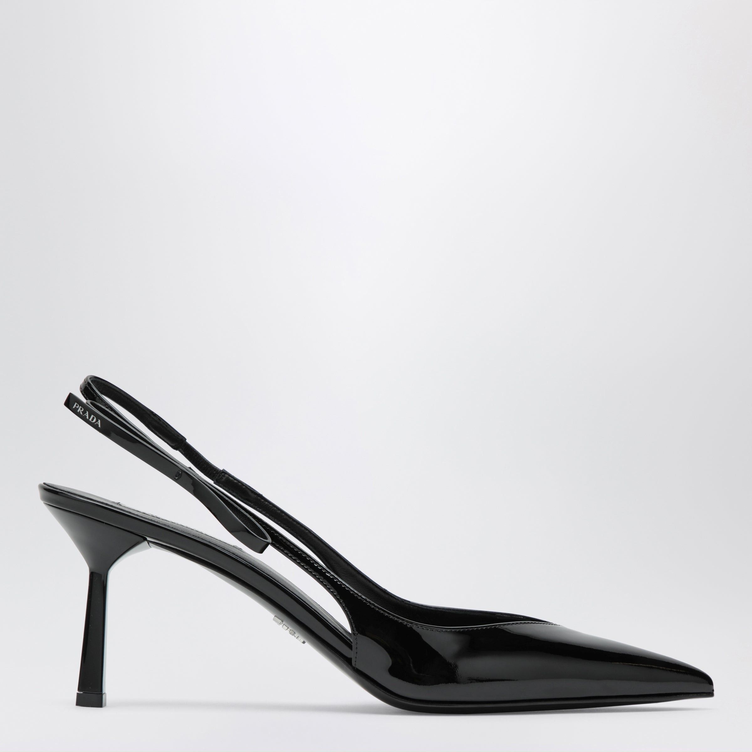 Prada Prada Black Patent Leather Pumps Size US 7.5 / IT 37.5 - 1 Thumbnail