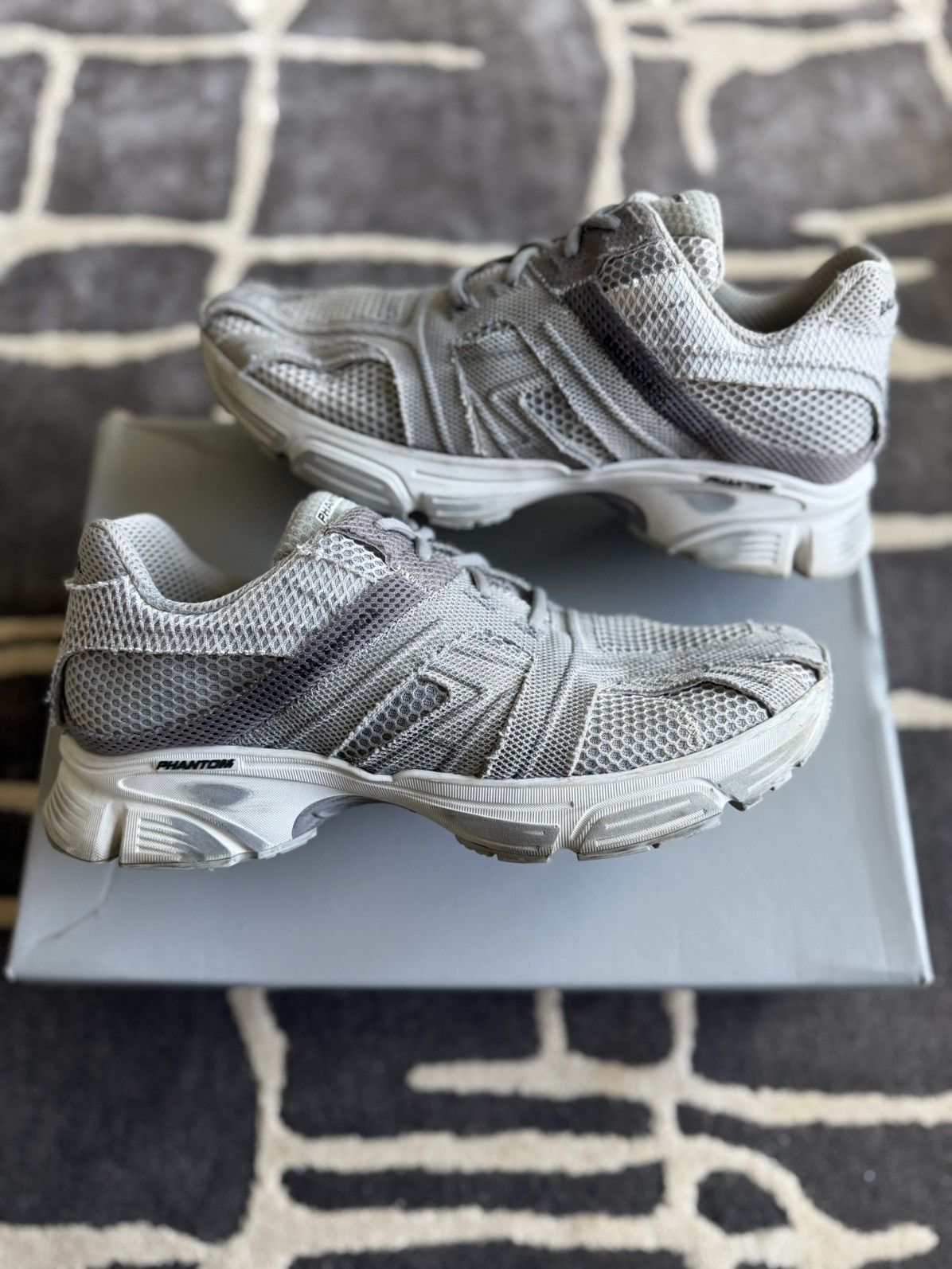 Size 46 (13M) - Balenciaga Phantom Sneaker Light Grey