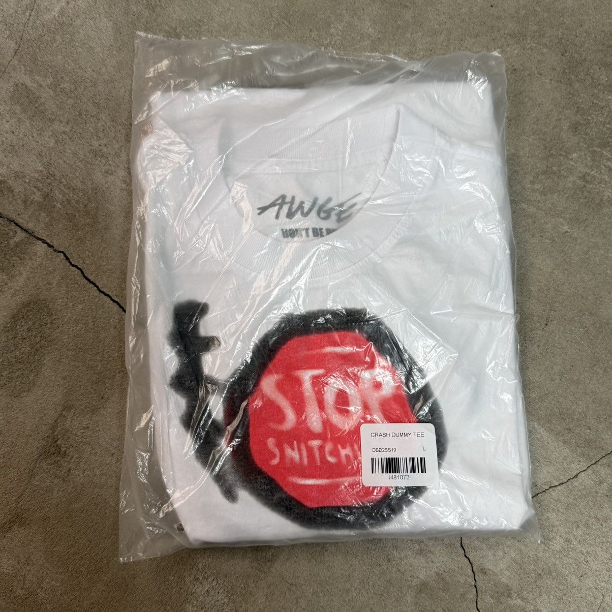 A$AP Rocky A$AP Rocky AWGE ”Stop Snitching” "Don't Be Dumb" Crash Dummy Size US L / EU 52-54 / 3 - 13 Thumbnail