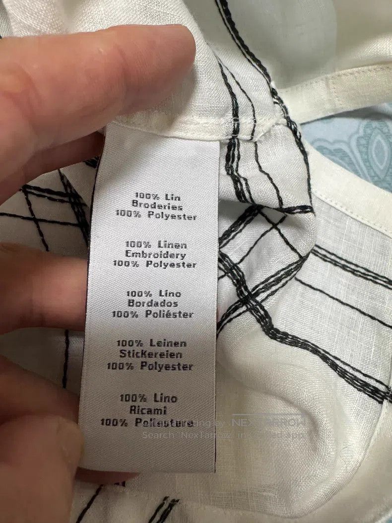 Hermes Hermes Linen Jacket Shirt, 100% Linen, Classic Pattern, St Size US XXS / EU 40 - 8 Thumbnail