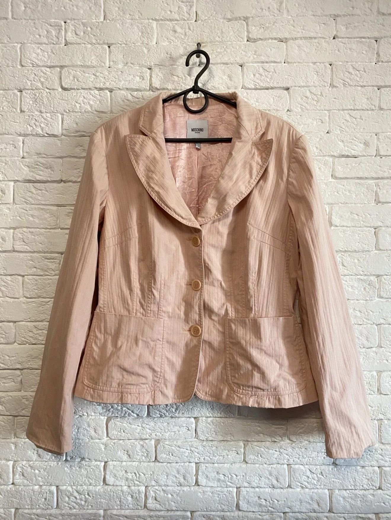 Moschino Moschino Women's Blazer Pink Sz 48 Size XL / US 12-14 / IT 48-50 - 1 Thumbnail