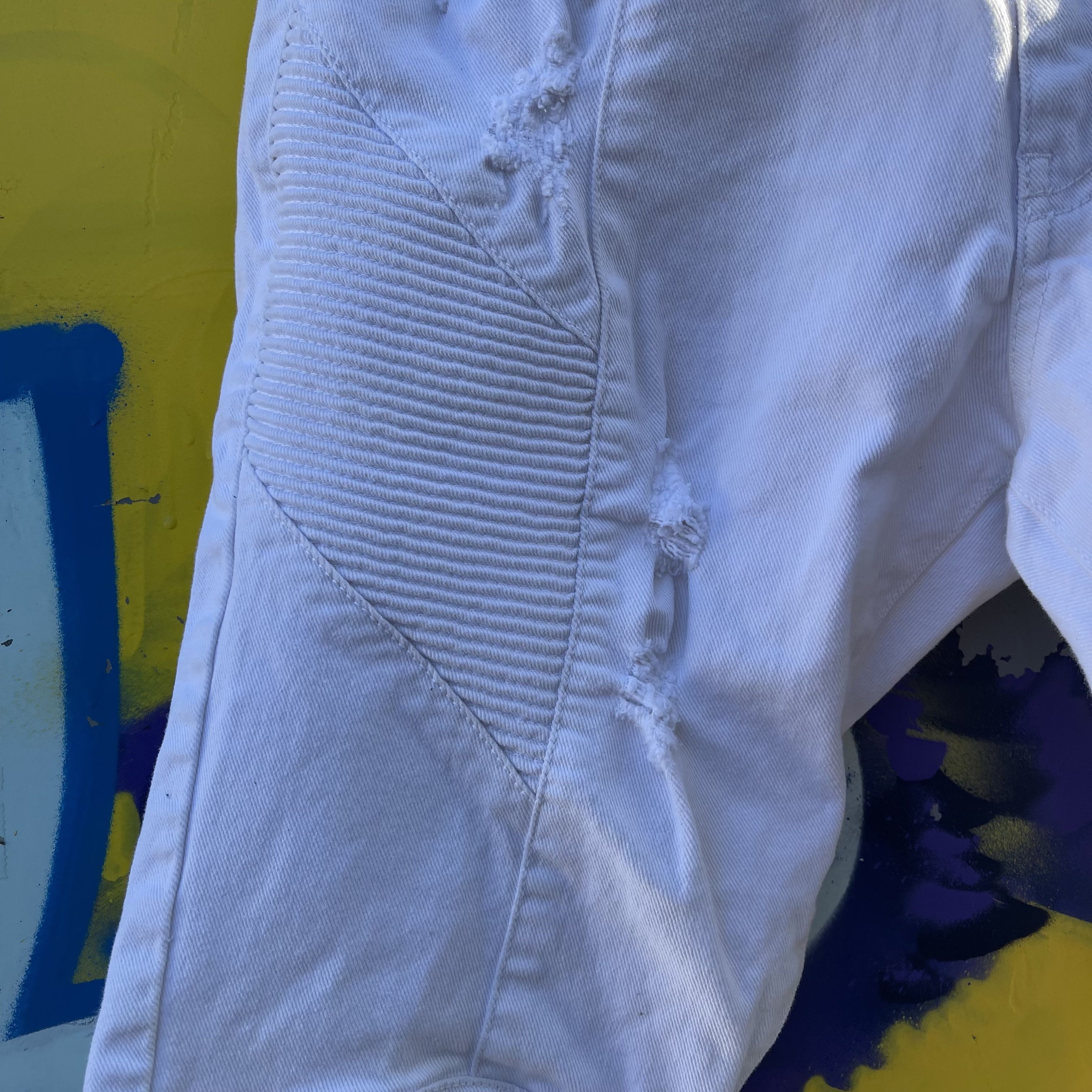 Balmain × Pierre Balmain Pierre Balmain Biker Pants Size US 34 / EU 50 - 4 Thumbnail