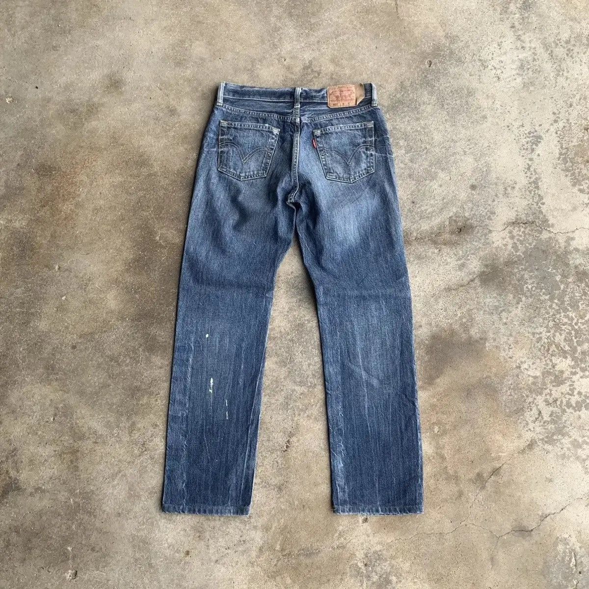 Levi's Vintage Clothing Levis 501 Blue Wash Levi’s Jeans Slim Fit Trousers Pants Size US 28 / EU 44 - 11 Thumbnail