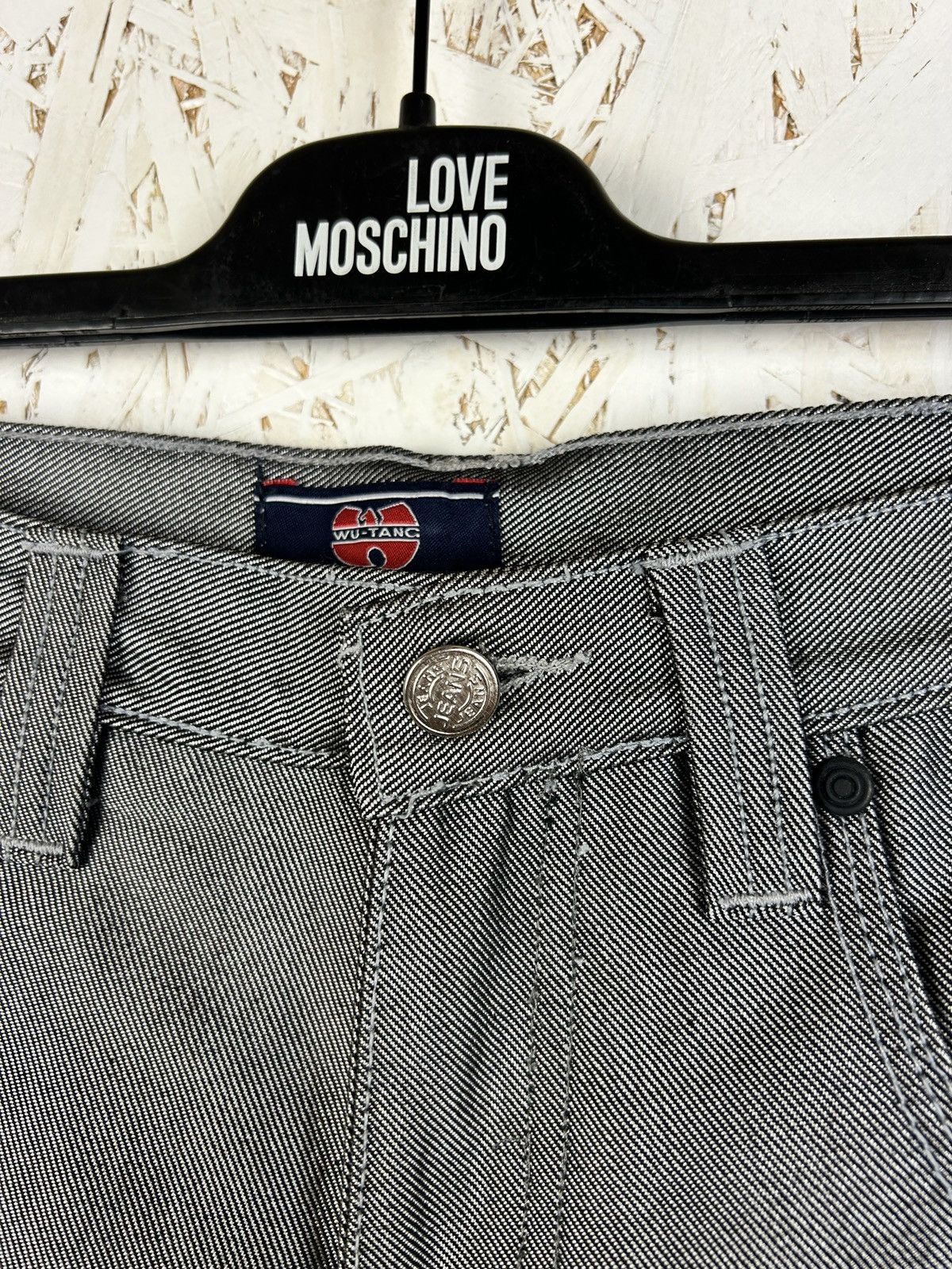 Wu-Tang Clan 90s Wu-Tang Wu Wear 1996 Denim Rap Carpenter Shorts 28 Size US 28 / EU 44 - 7 Thumbnail