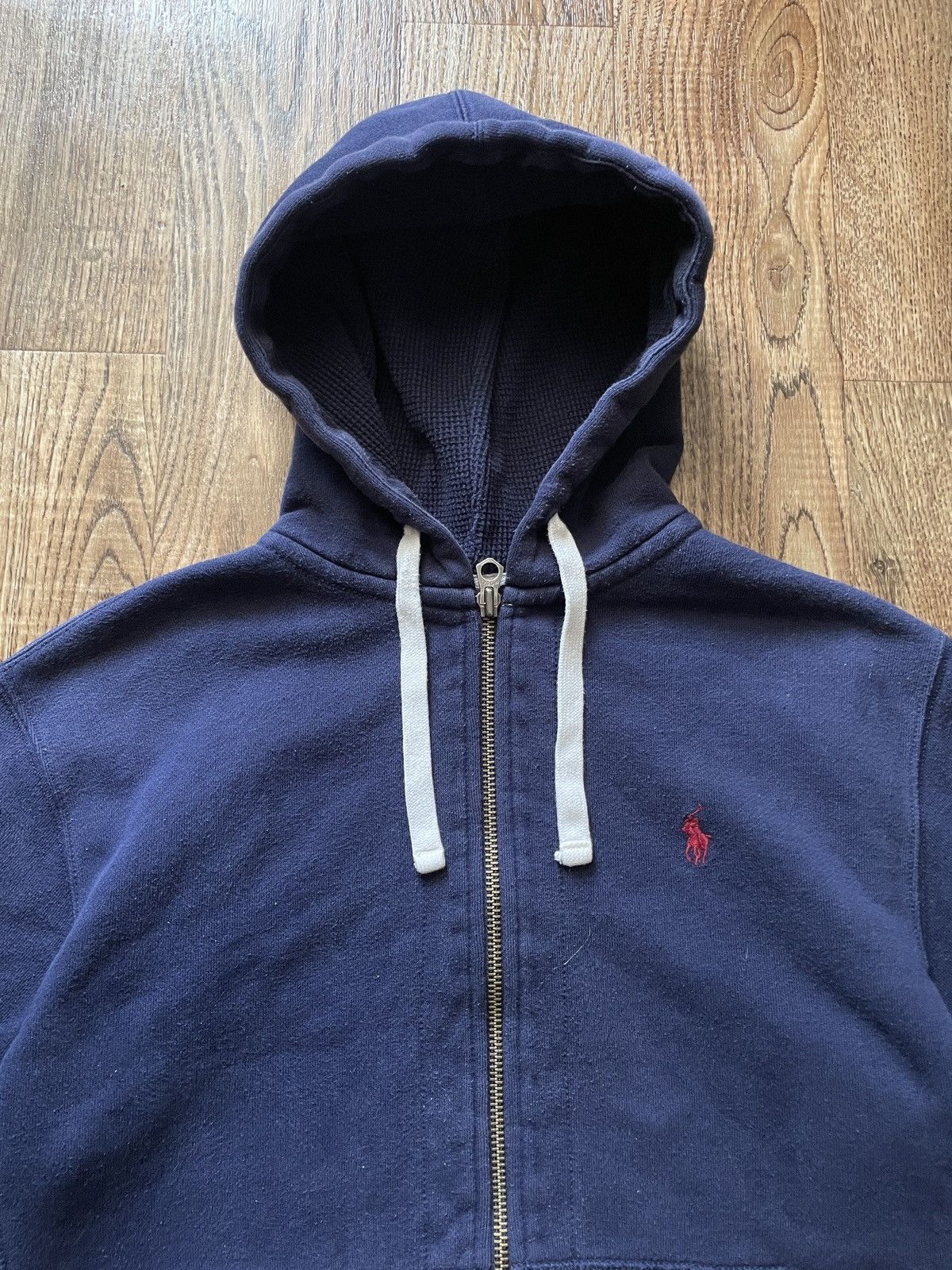Polo Ralph Lauren Vintage Y2K Polo Ralph Lauren Zip Up Hoodie Red Pony Logo Size US M / EU 48-50 / 2 - 9 Thumbnail