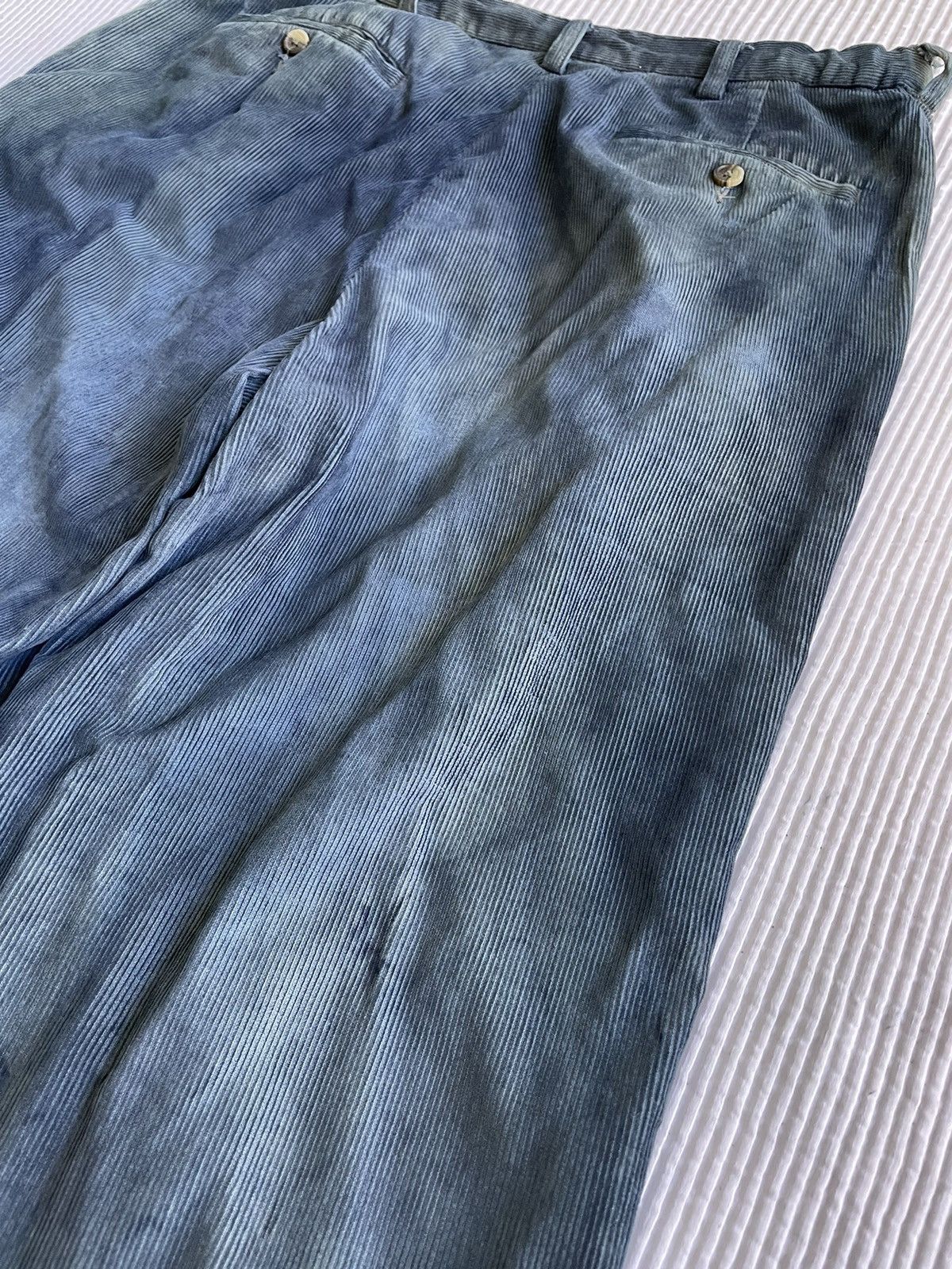 Other Worn Hand Dyed Indigo Cords Size US 33 - 13 Thumbnail