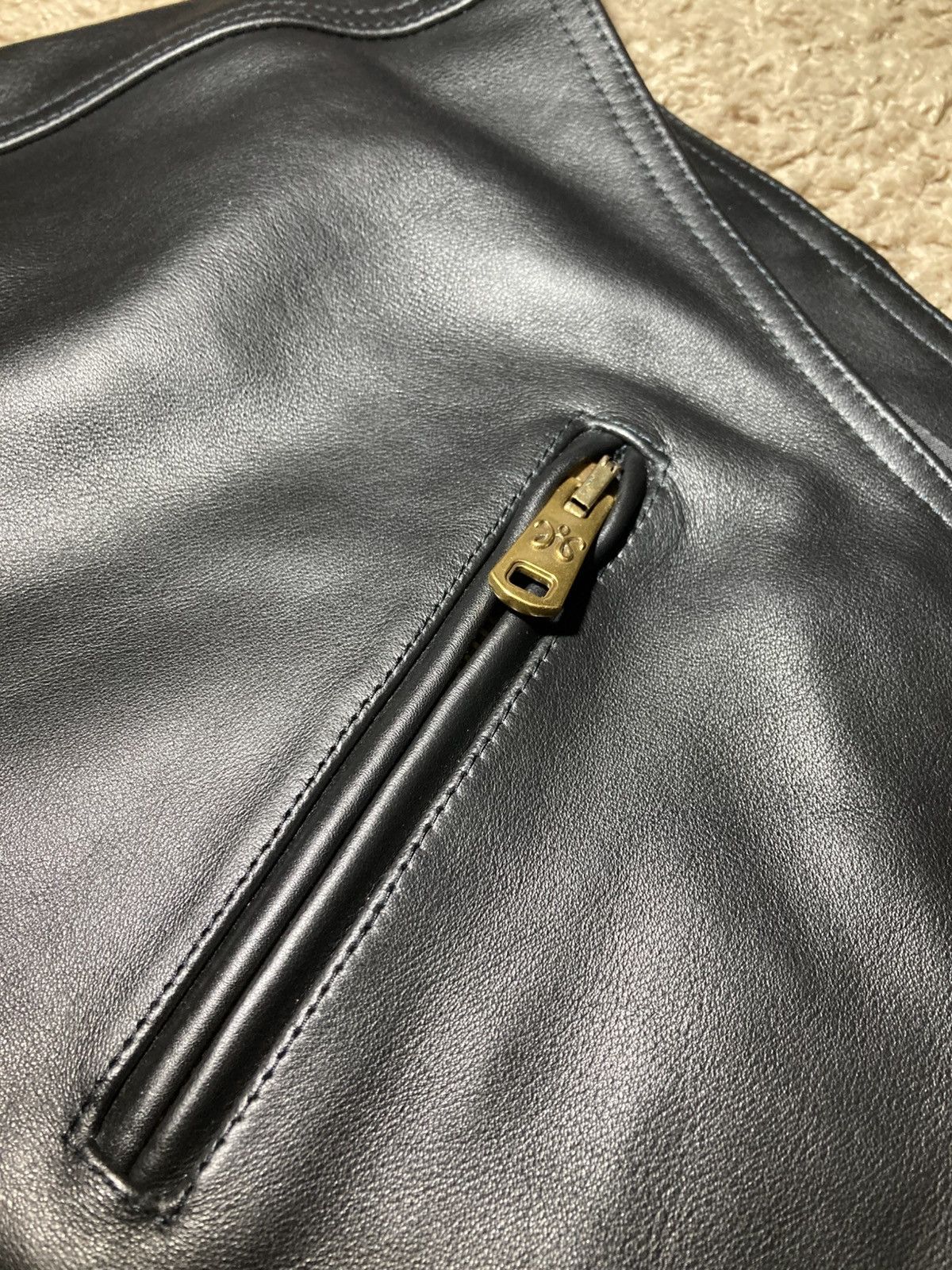 Willy Chavarria SS25 Willy Chavarria Belted Leather Vest Jacket America 2025 Size US M / EU 48-50 / 2 - 4 Thumbnail