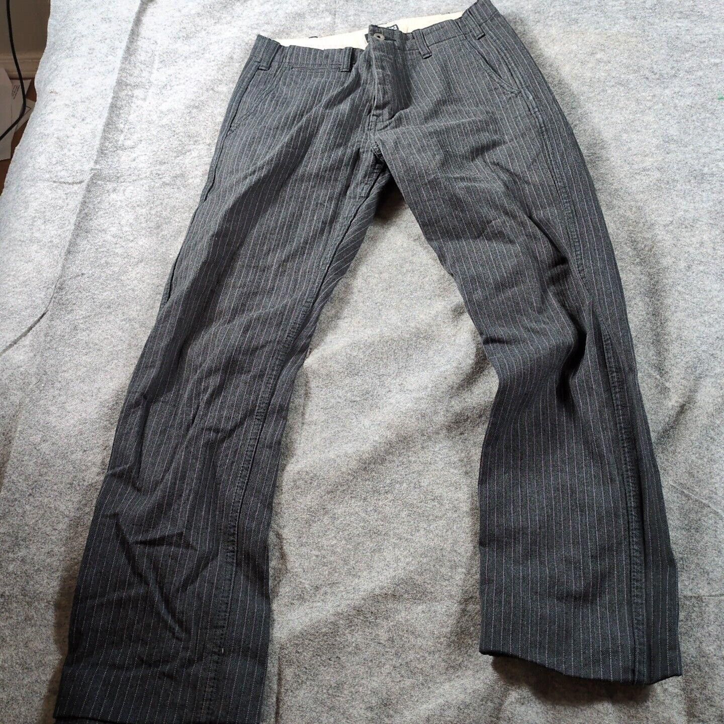 Beams Plus BEAMS Gray Pinstripe Chinos Made in Japan S Size US 30 / EU 46 - 1 Thumbnail