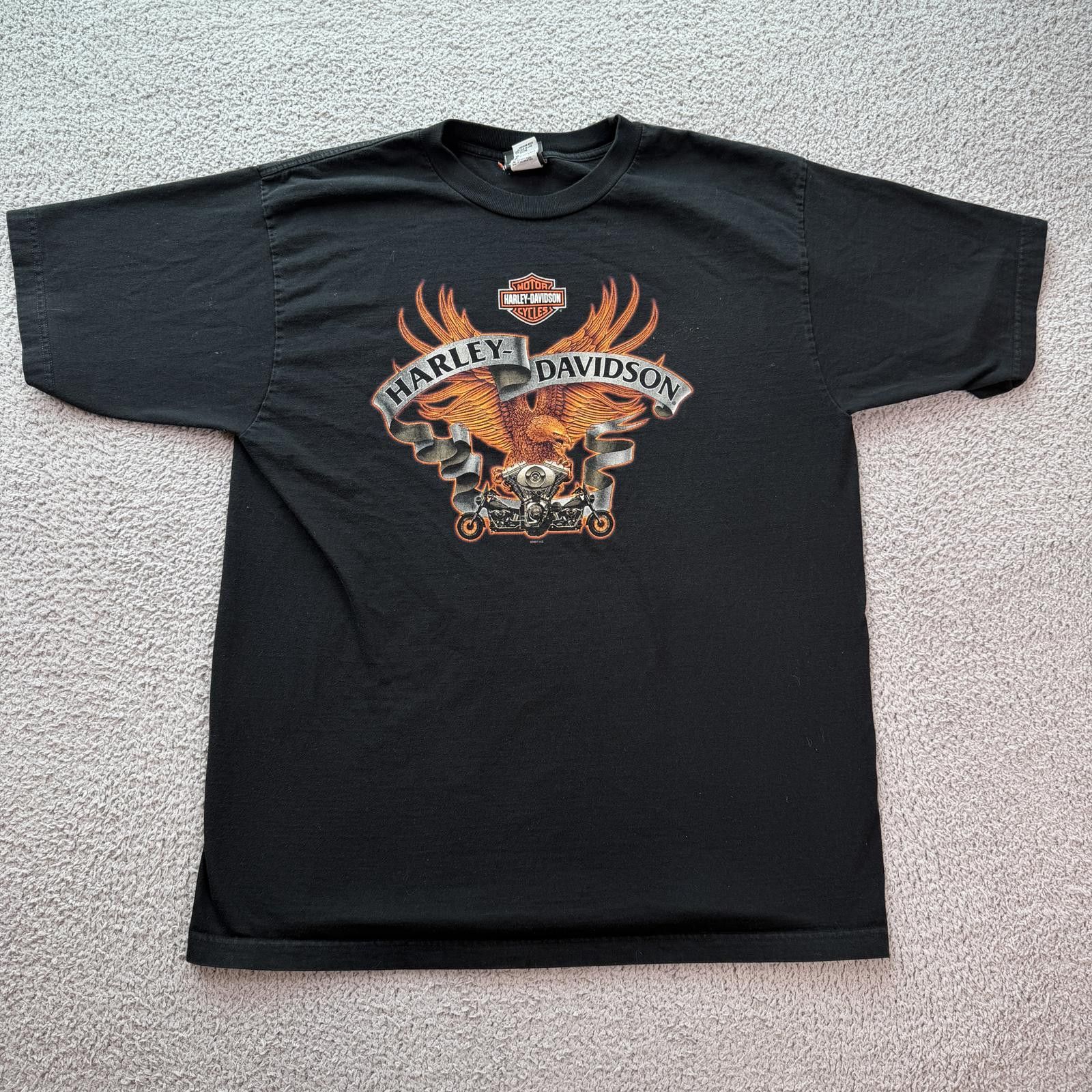 Harley Davidson Vintage Harley Davidson Graceland Memphis T Shirt Mens 2XL Size US XXL / EU 58 / 5 - 1 Thumbnail