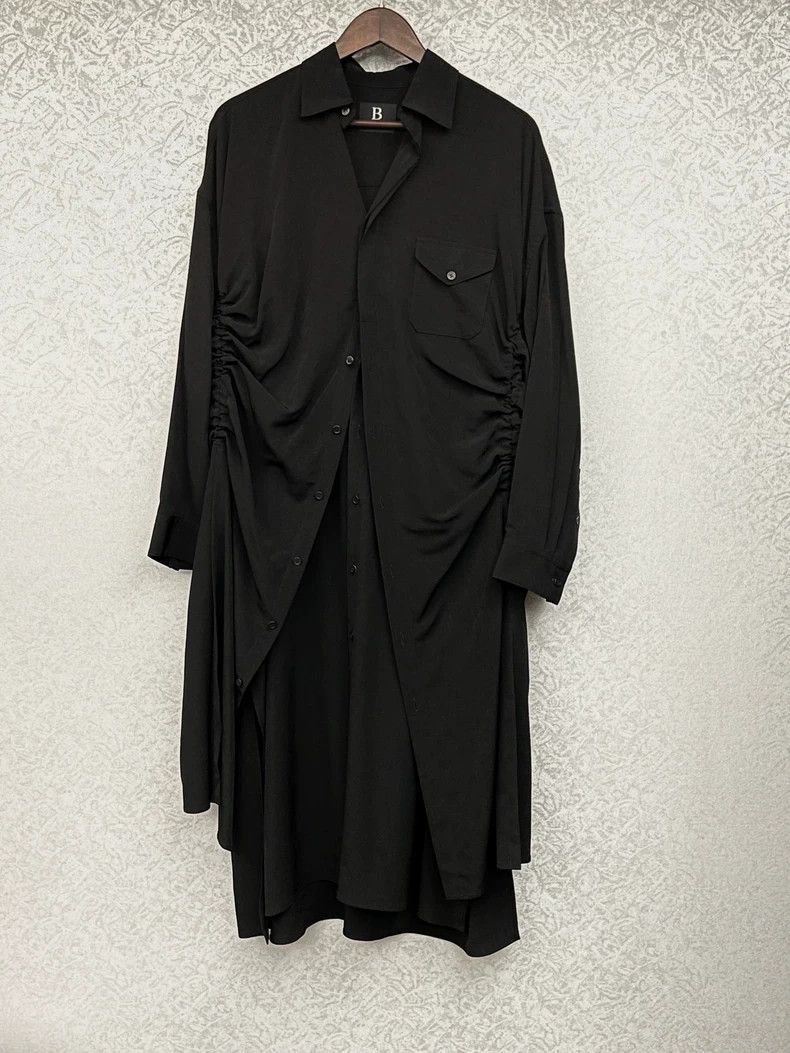 Yohji Yamamoto Yohji Yamamoto Black fake two changeable shirt Size US M / EU 48-50 / 2 - 2 Thumbnail