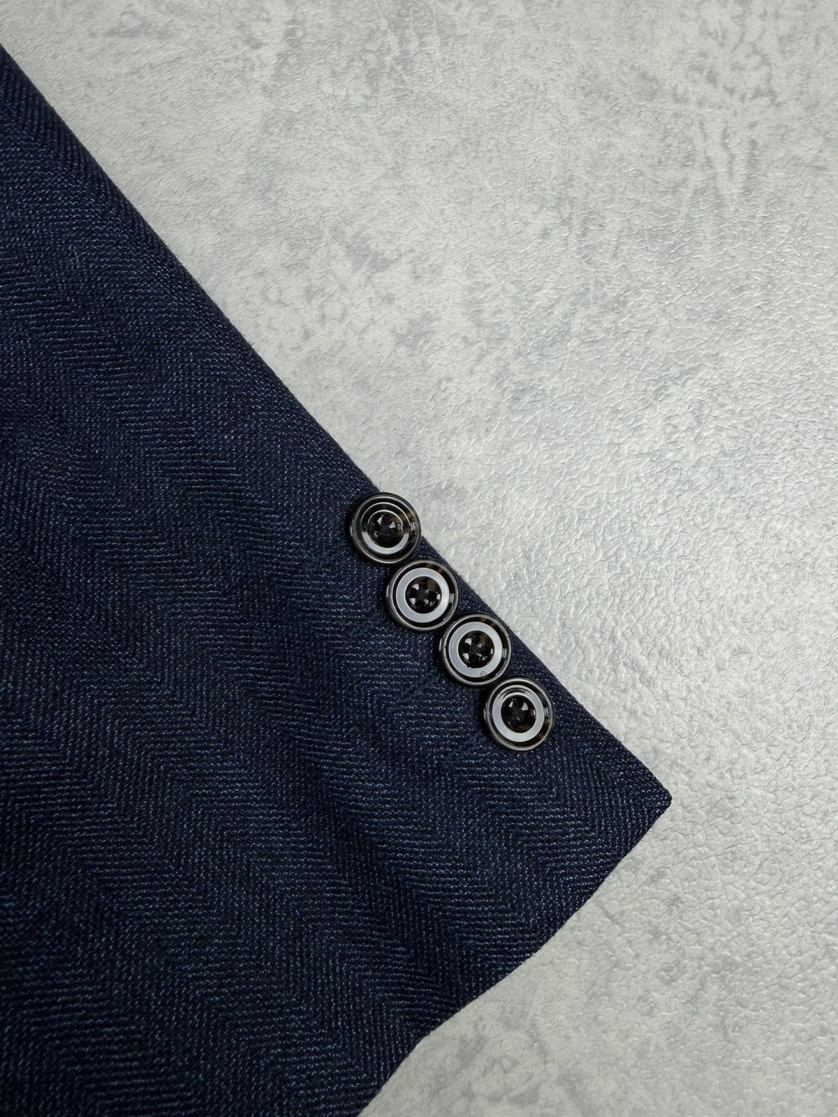 Hardy Amies Hardy Amies Wool Blazer Navy Size 46R Size 36R - 7 Thumbnail