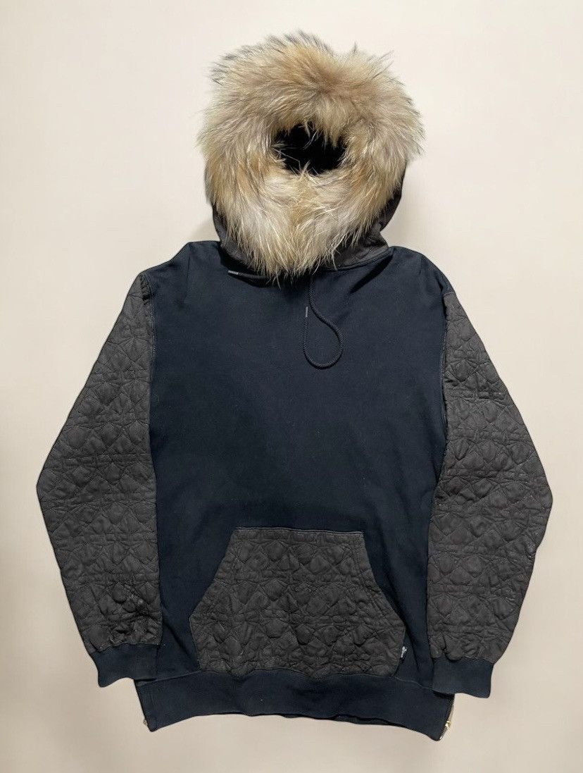 24karat faux fur hoodie lgb style