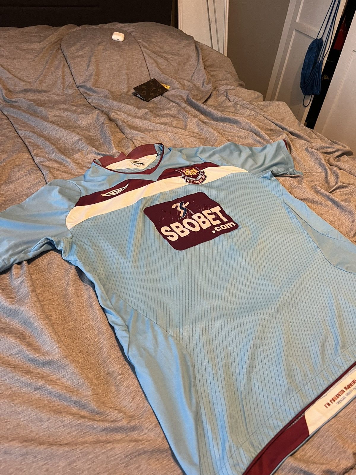Umbro × Vintage Vintage West Ham United Jersey Size US XL / EU 56 / 4 - 6 Thumbnail
