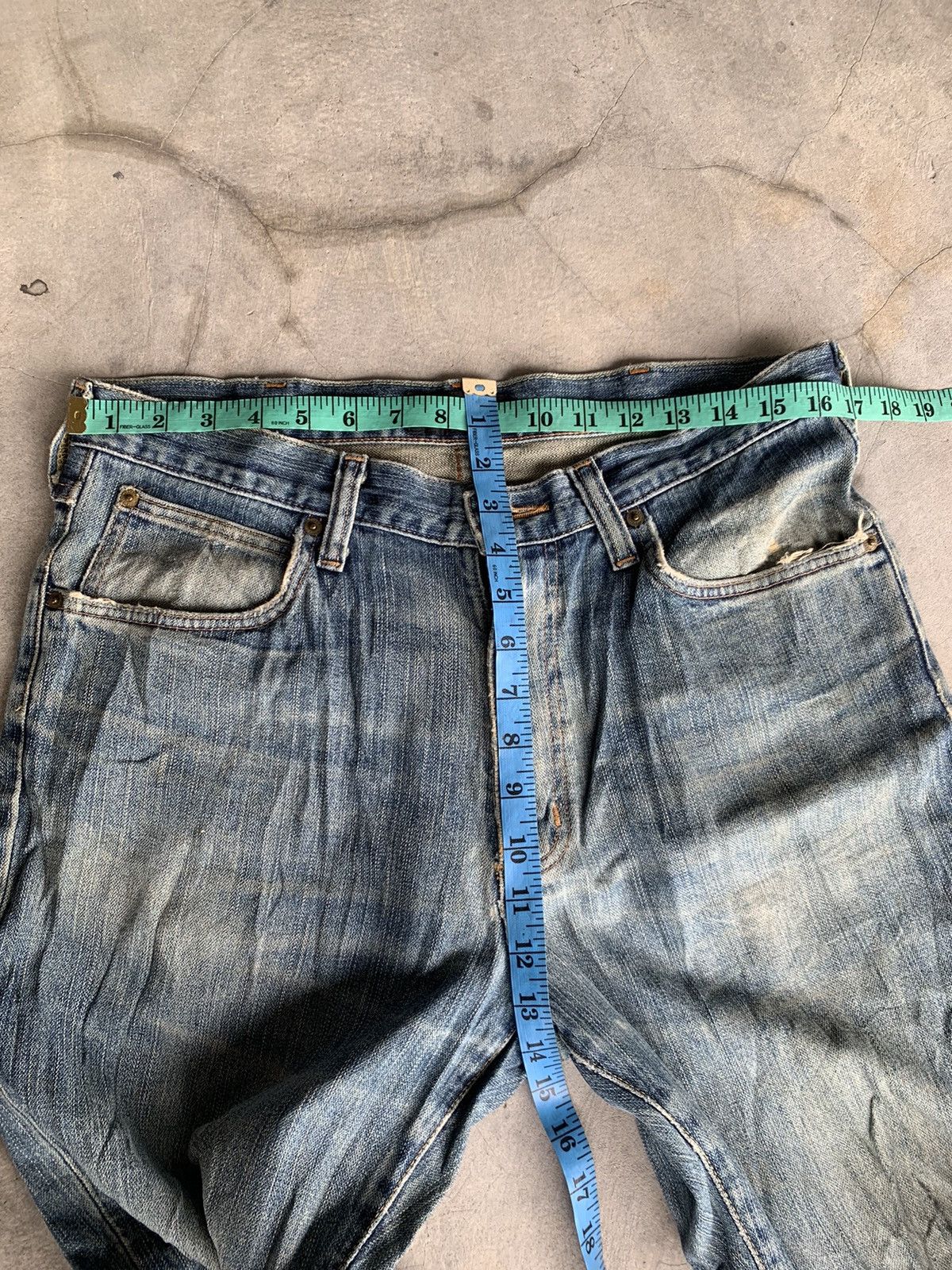 Wrangler Distressed vintage WRANGLER faded. Size US 34 / EU 50 - 10 Thumbnail