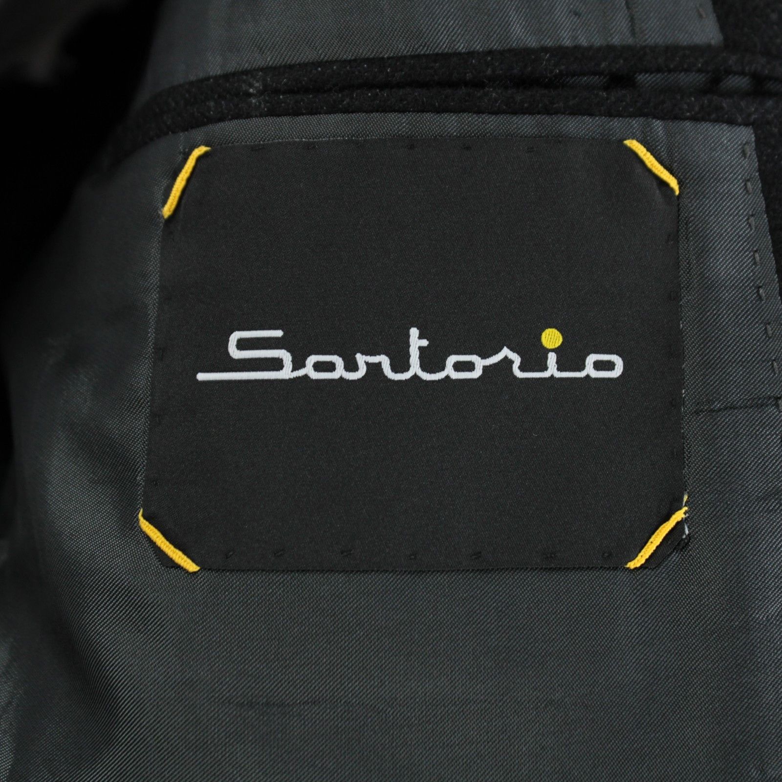 SARTORIO Sartorio Sport Coat Size 44 Regular US in Black Size 44R - 7 Thumbnail
