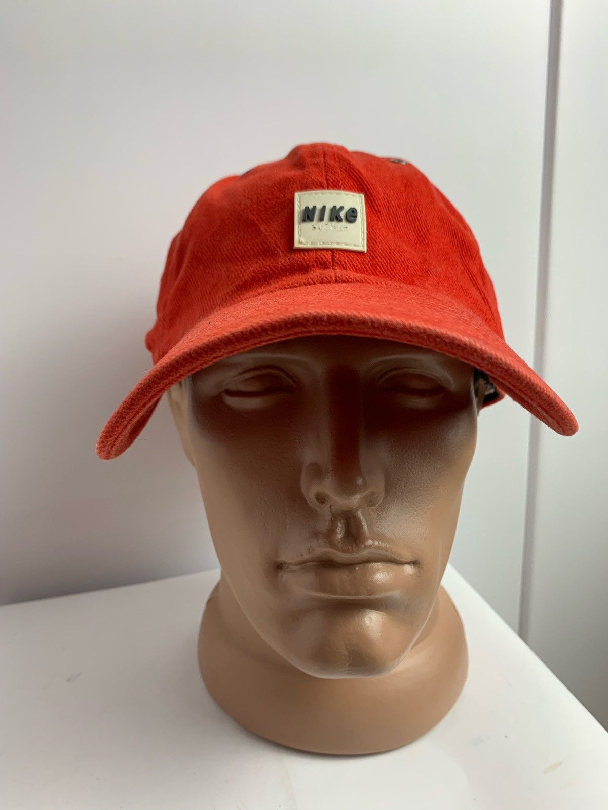 Nike × Vintage Nike vintage cap hat logo red Size ONE SIZE - 3 Thumbnail