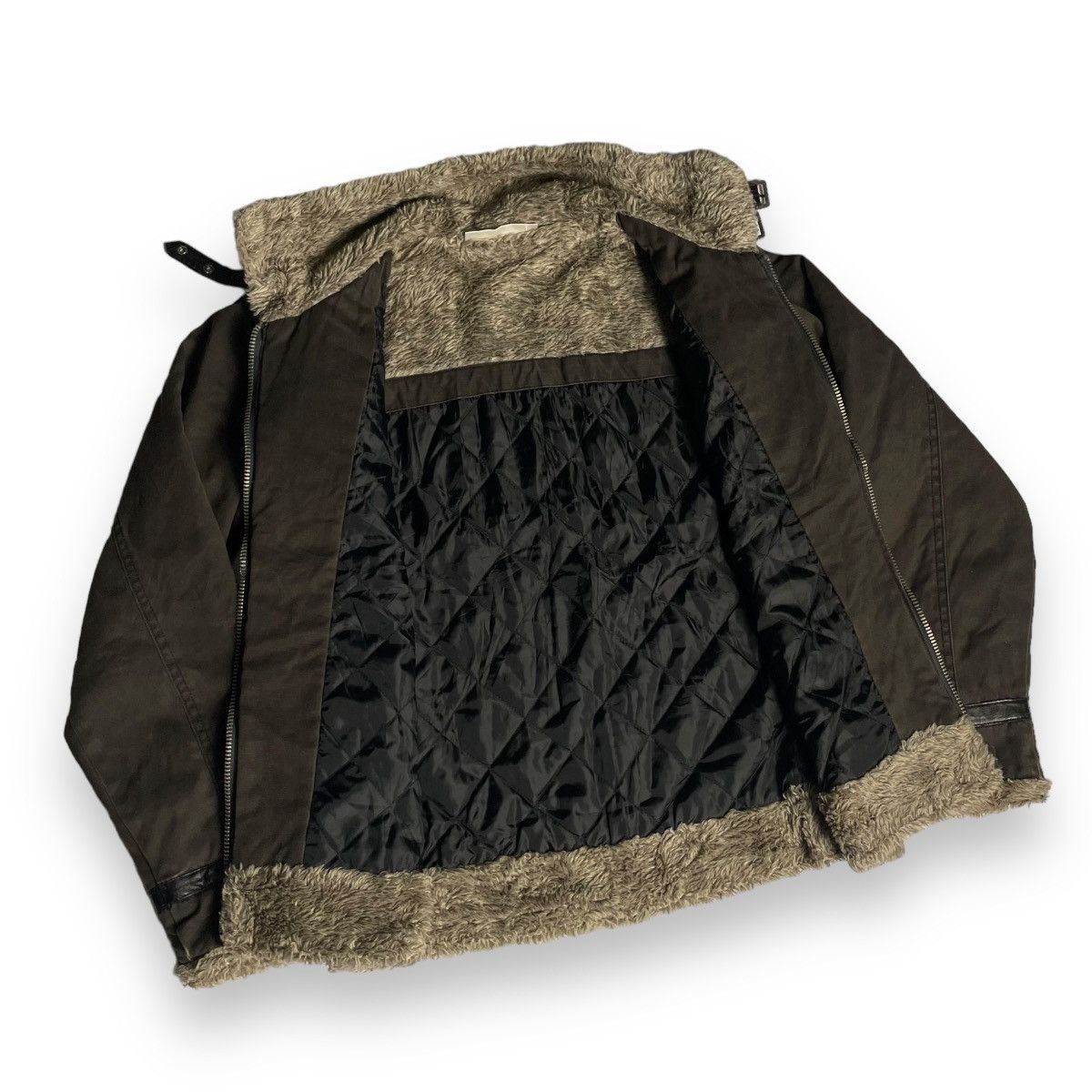 If Six Was Nine × Japanese Brand × Le Grande Bleu (L.G.B.) 🇯🇵 SIX STAR EXCLUSIVE DESIGN BONDAGE LINED FUR B3 JACKET Size US M / EU 48-50 / 2 - 3 Thumbnail