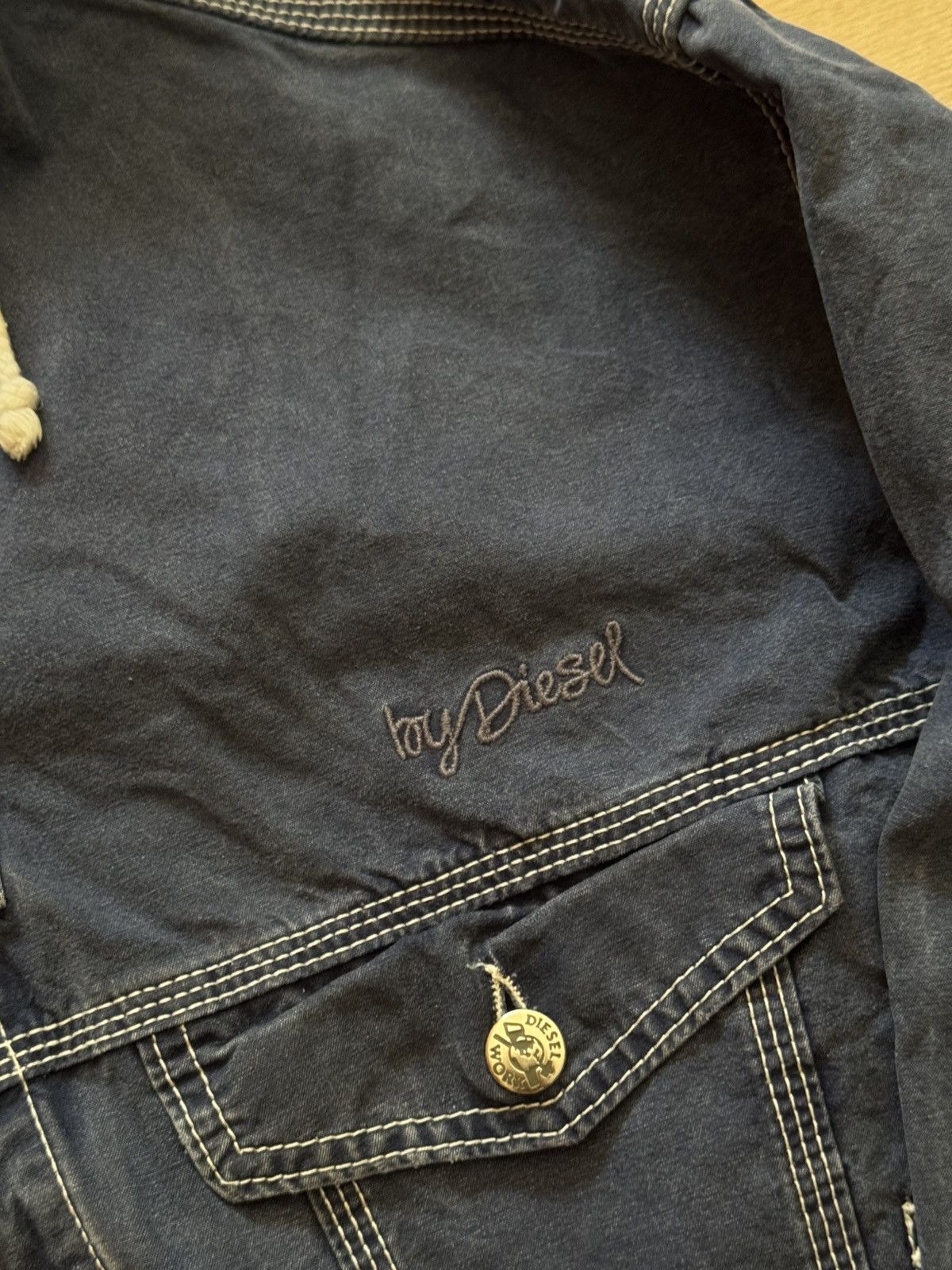 Vintage 90’s Diesel y2k Boxy Fit Japanese Baggy Jacket