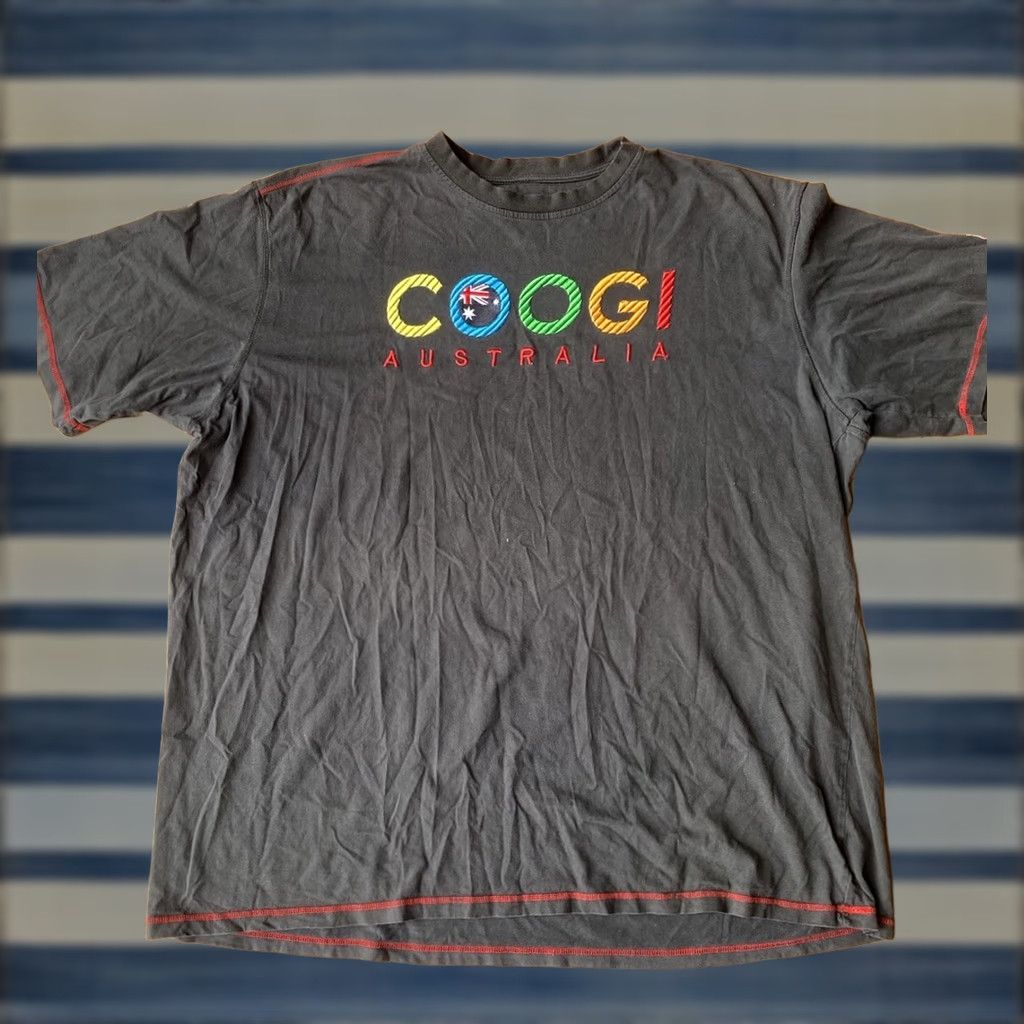 Coogi VINTAGE COOGI T Shirt Embroidered Logo 3XL Black Crew Neck Short Sleeve Graphic Tee Men Biggie Size US XXL / EU 58 / 5 - 1 Thumbnail