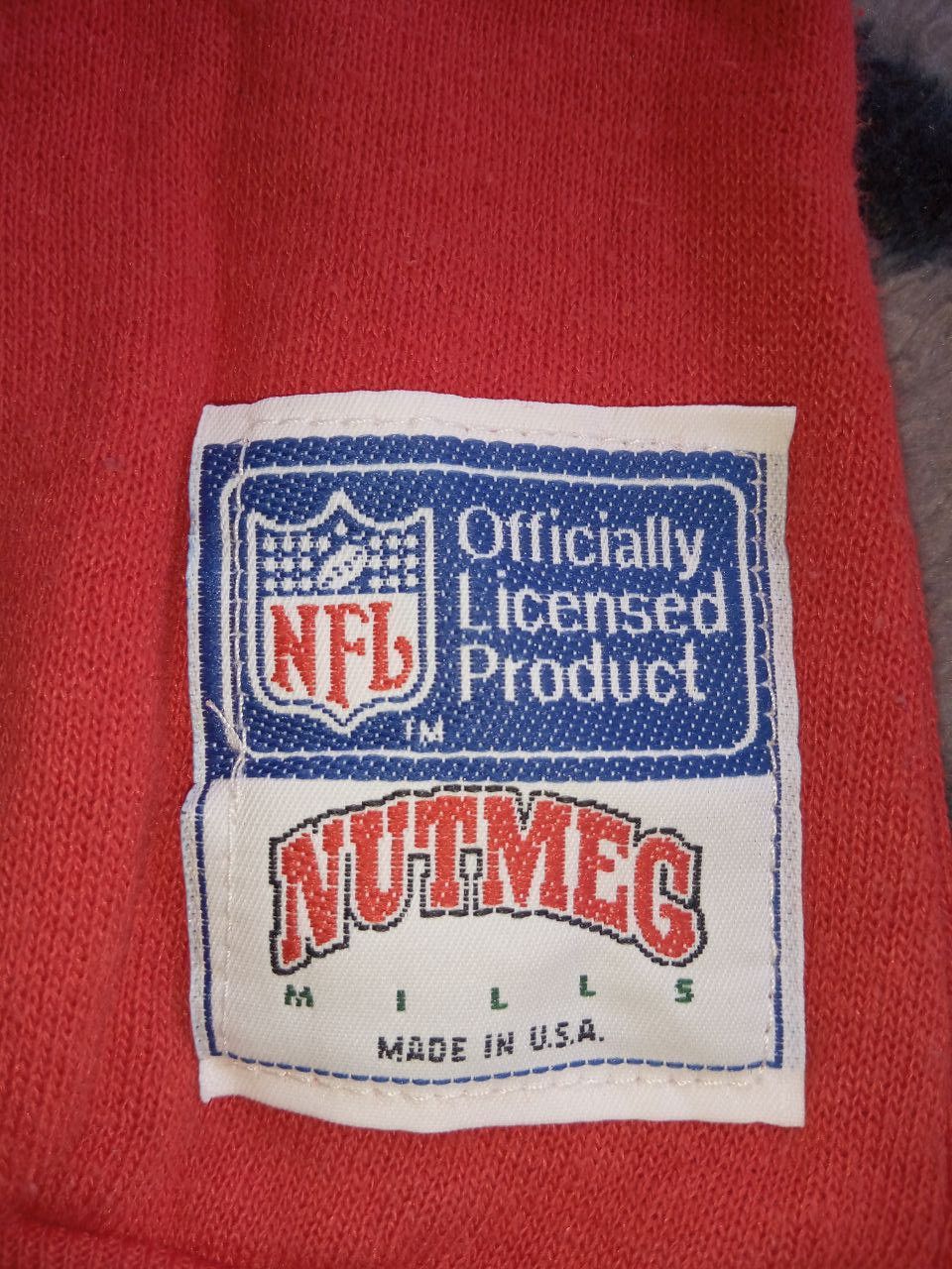 Nutmeg 49 Ers Vintage 80s Nutmeg Mills NFL Sweatshirt Size US XL / EU 56 / 4 - 3 Thumbnail