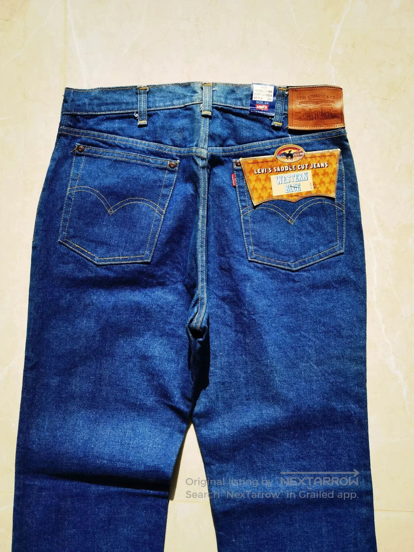 Levi's Vintage Levi's 515 Bootcut Western Blue. Size 33" - 7 Thumbnail