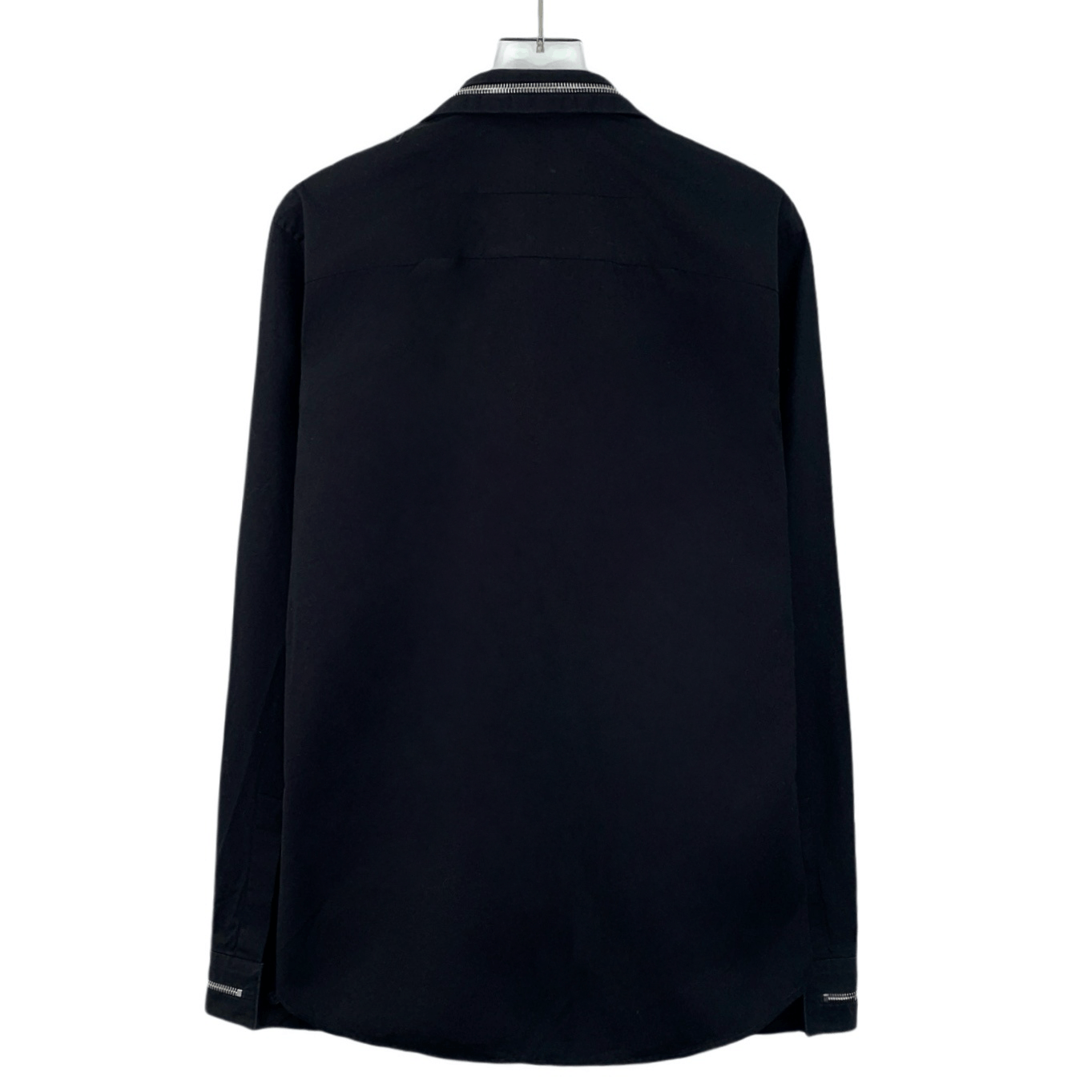 Givenchy Givenchy Zip-Up Cotton Shirt Black (Size 37) Size XS / US 0-2 / IT 36-38 - 7 Thumbnail