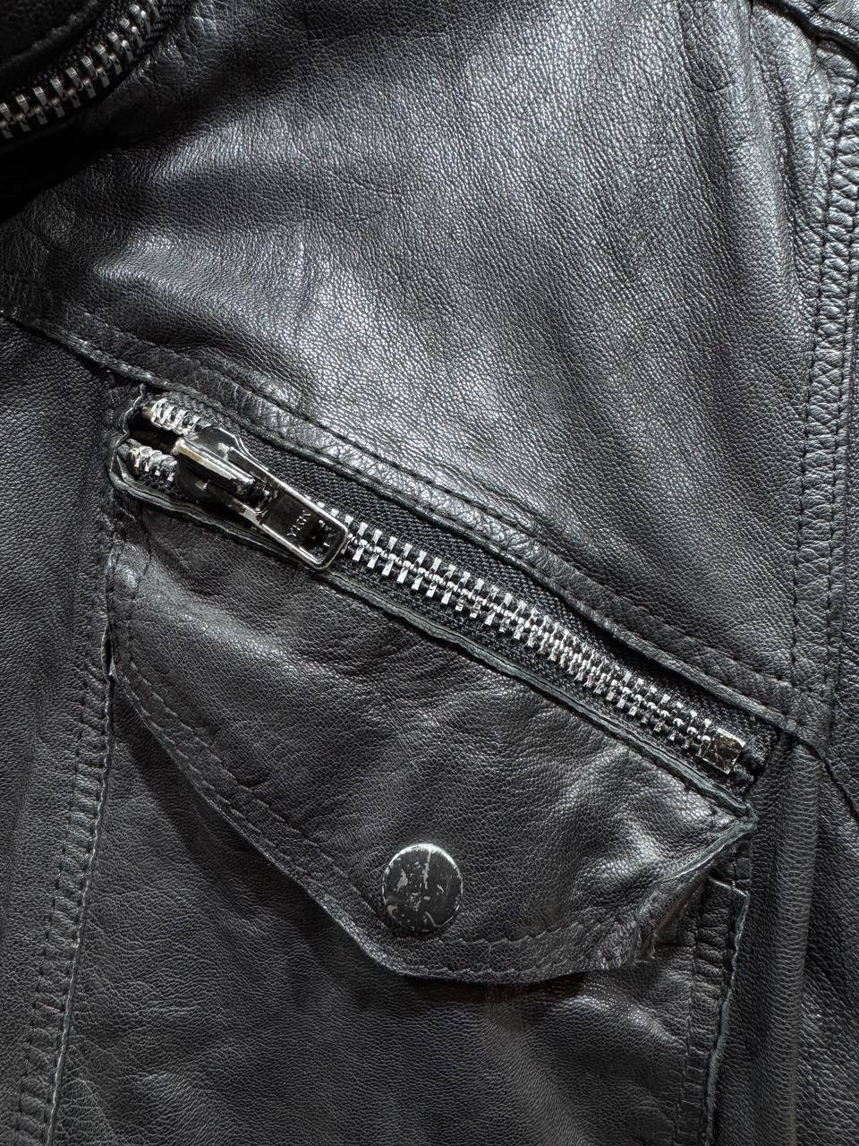 Allsaints Allsaints Postnoon Leather Button Up Shirt Jacket Size L Size US L / EU 52-54 / 3 - 16 Thumbnail