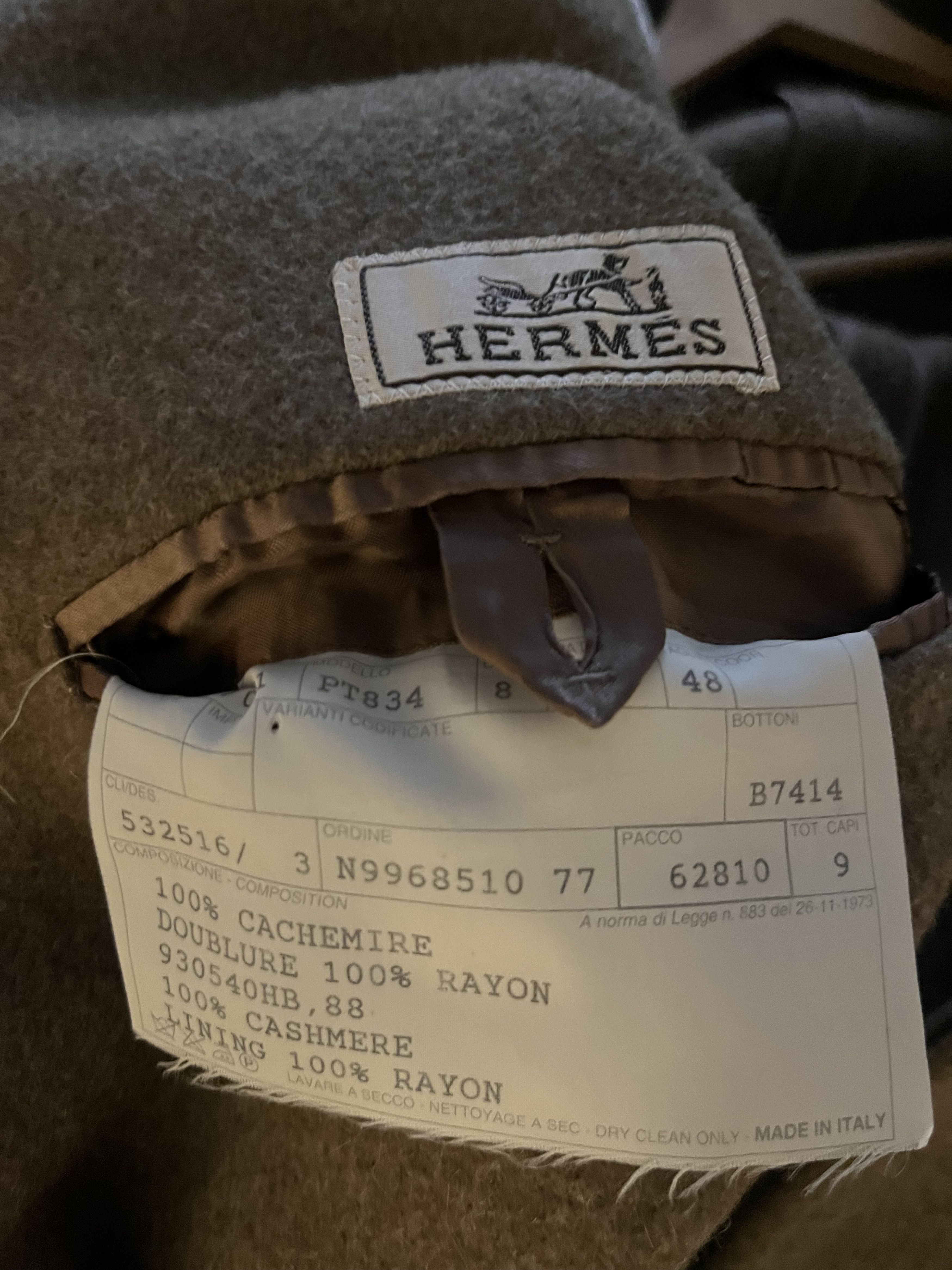 Hermes Hermes Cashmere Overcoat Size US M / EU 48-50 / 2 - 5 Thumbnail