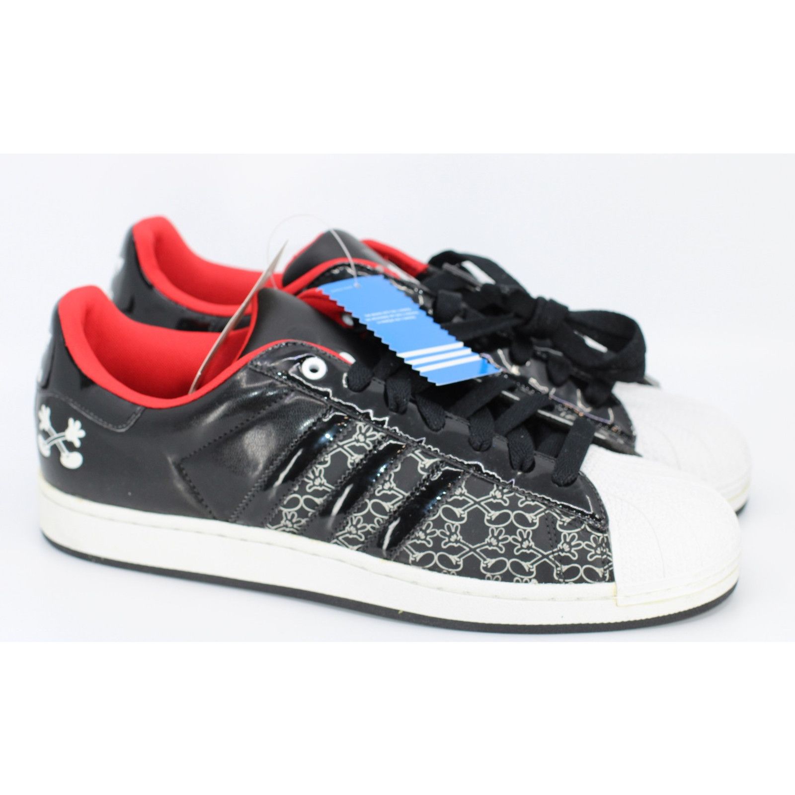 Adidas ADIDAS Originals Superstar II Mickey X Blk Runwht G48969 12 Size US 12 / EU 45 - 3 Thumbnail